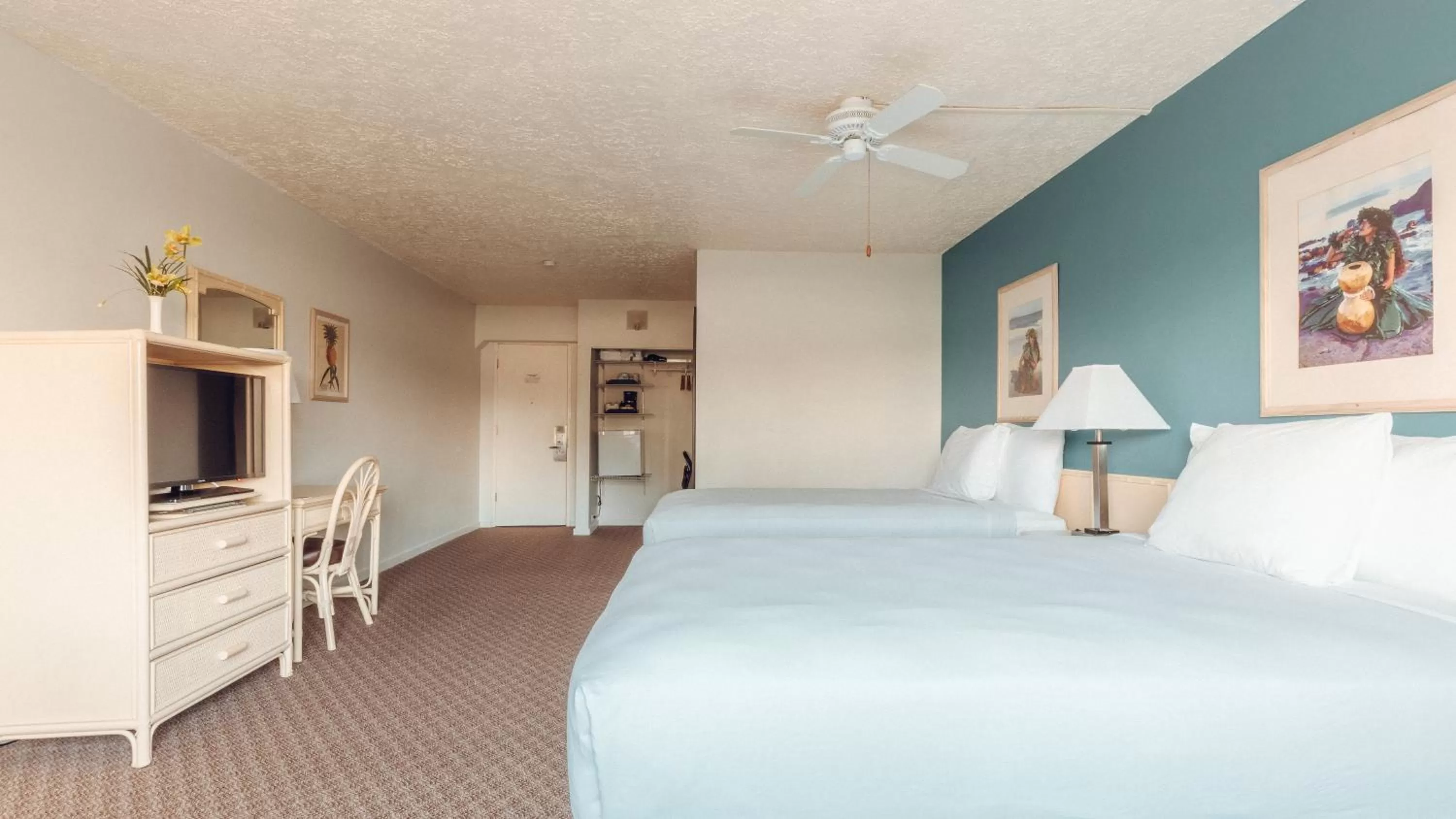 Garden View Two Doubles in Maui Seaside Hotel