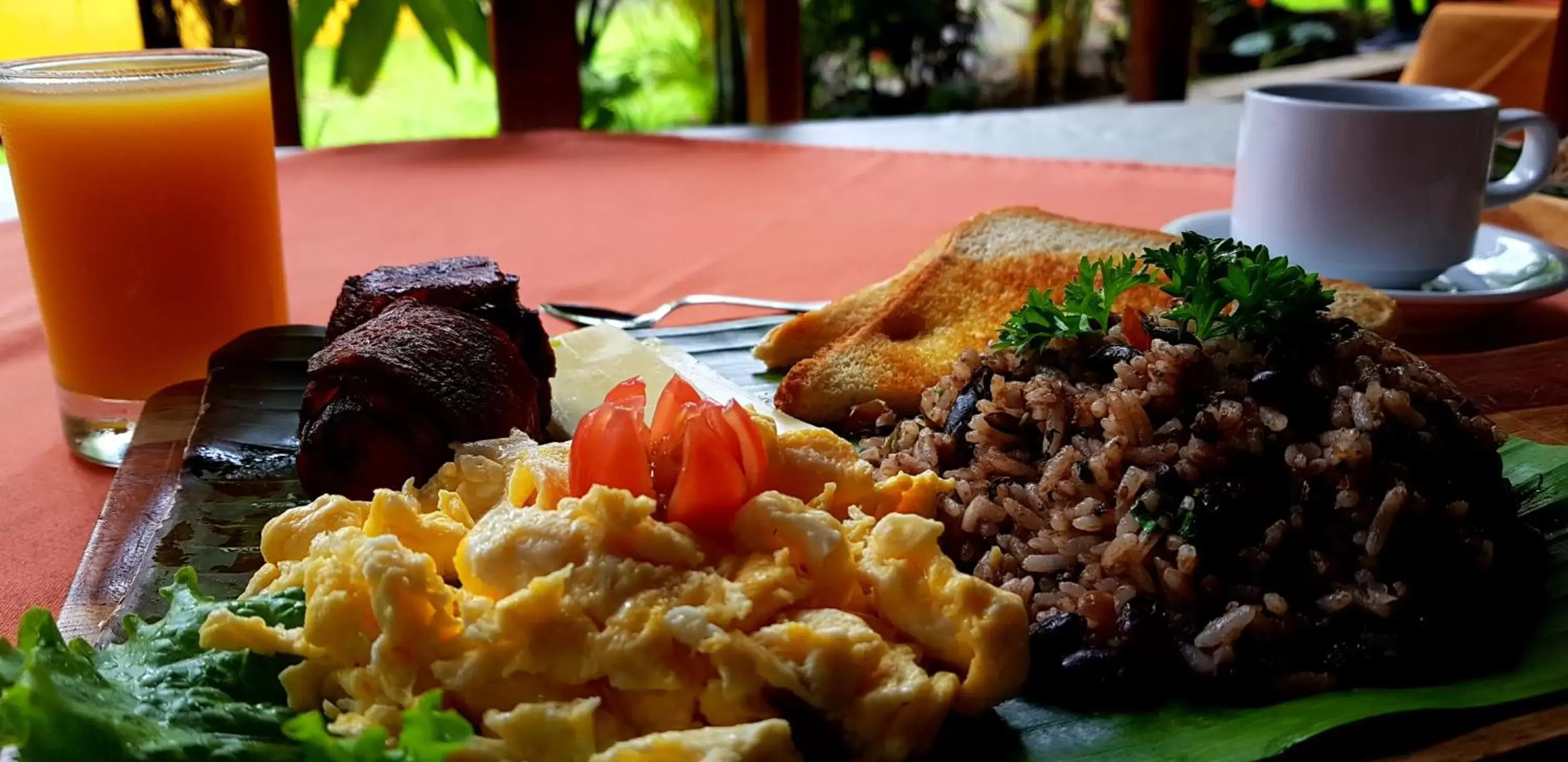 Food in Hotel Heliconias Nature Inn & Hot Springs