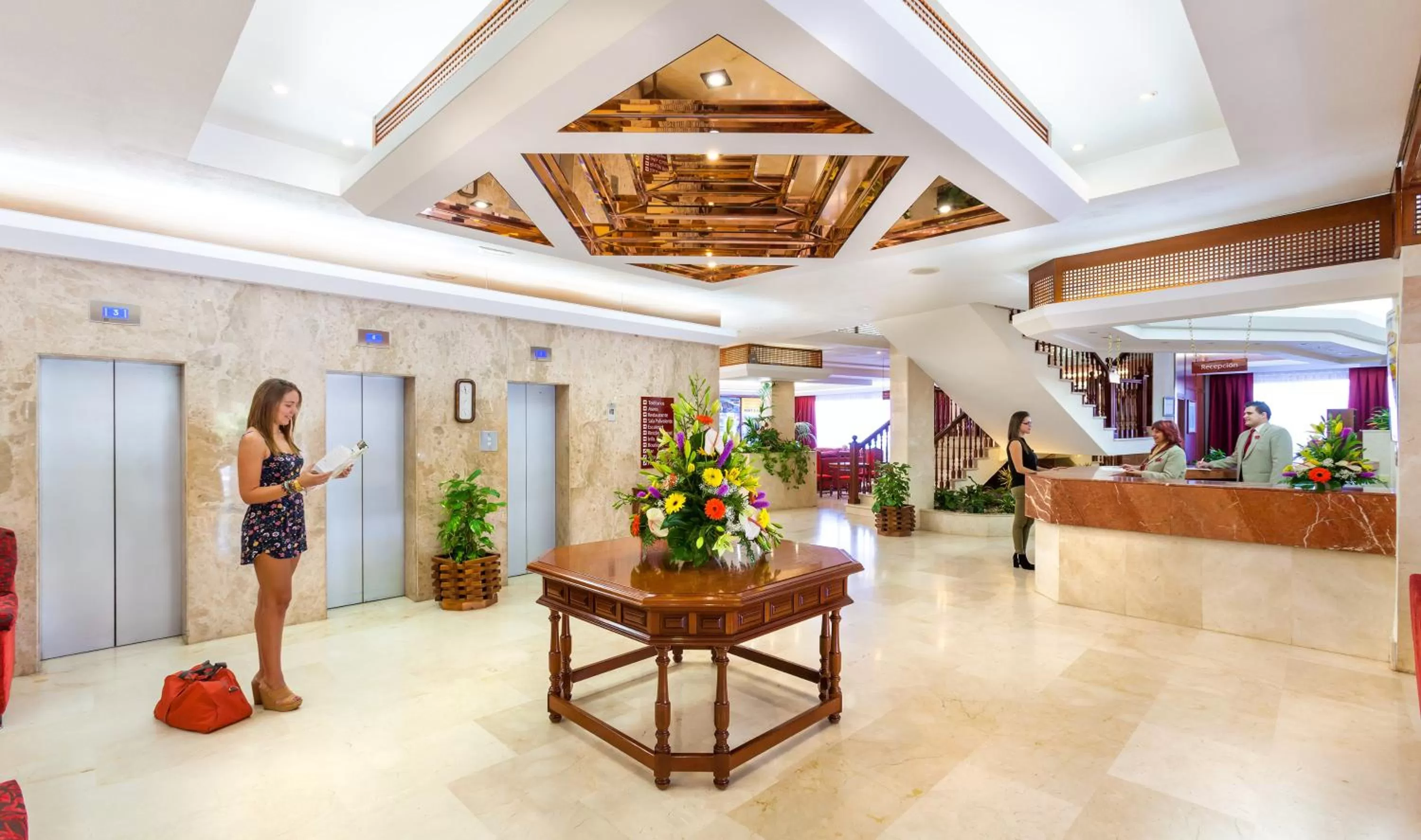 Lobby or reception in Apartamentos Masaru