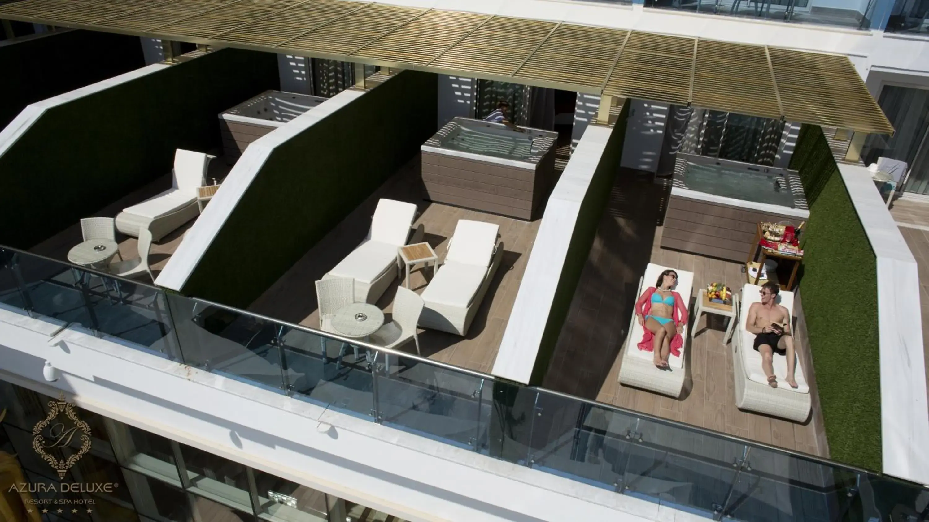 Balcony/Terrace, Floor Plan in Azura Deluxe Resort & Spa - Ultra All Inclusive
