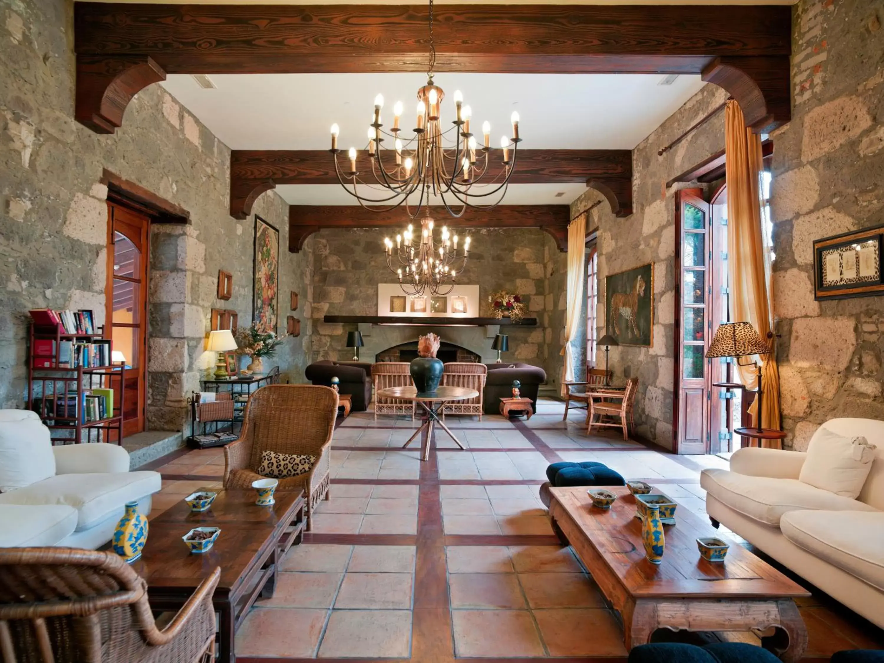 Living room, Seating Area in Hotel Rural Hacienda del Buen Suceso