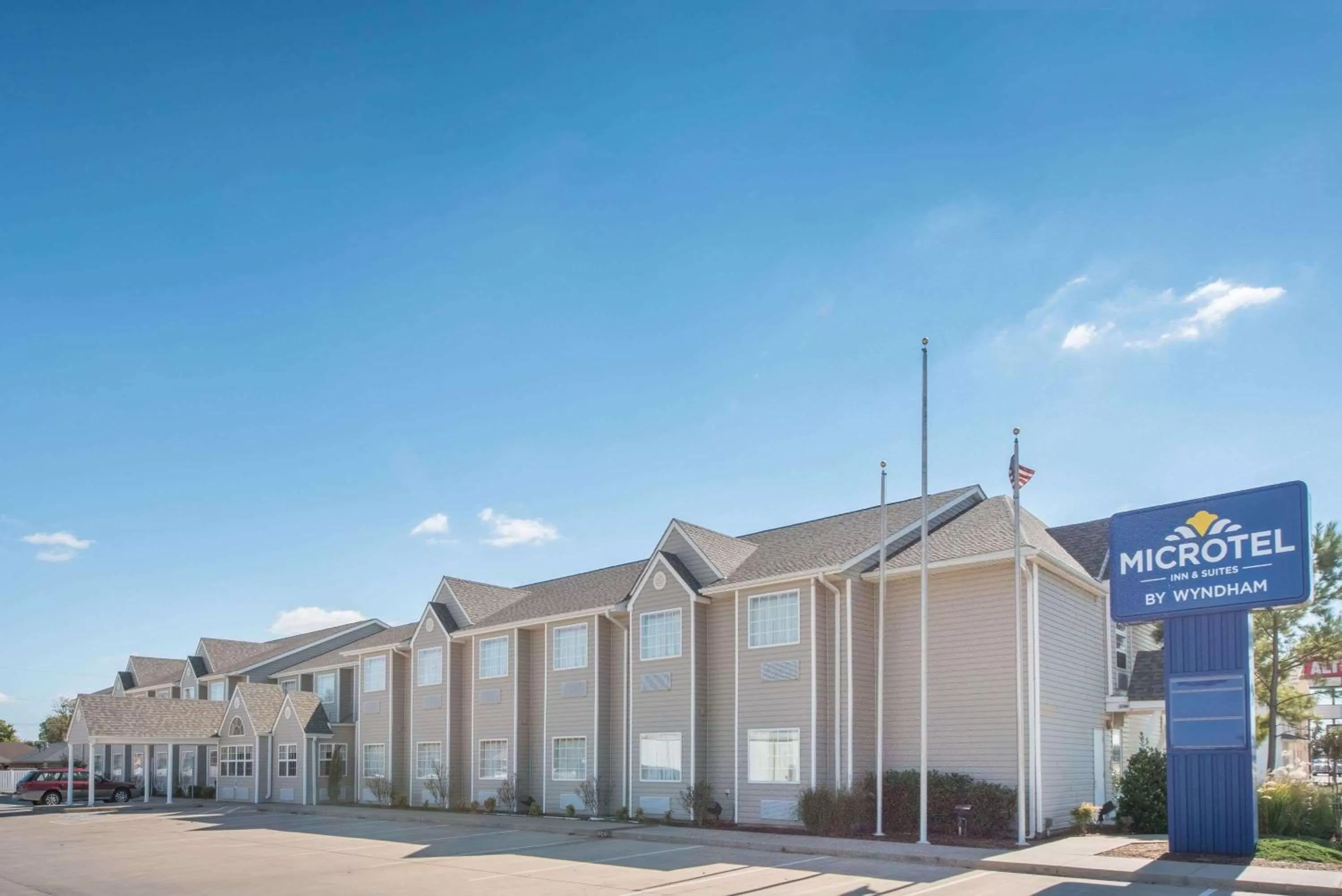 Property building in Microtel Inn & Suites by Wyndham Altus