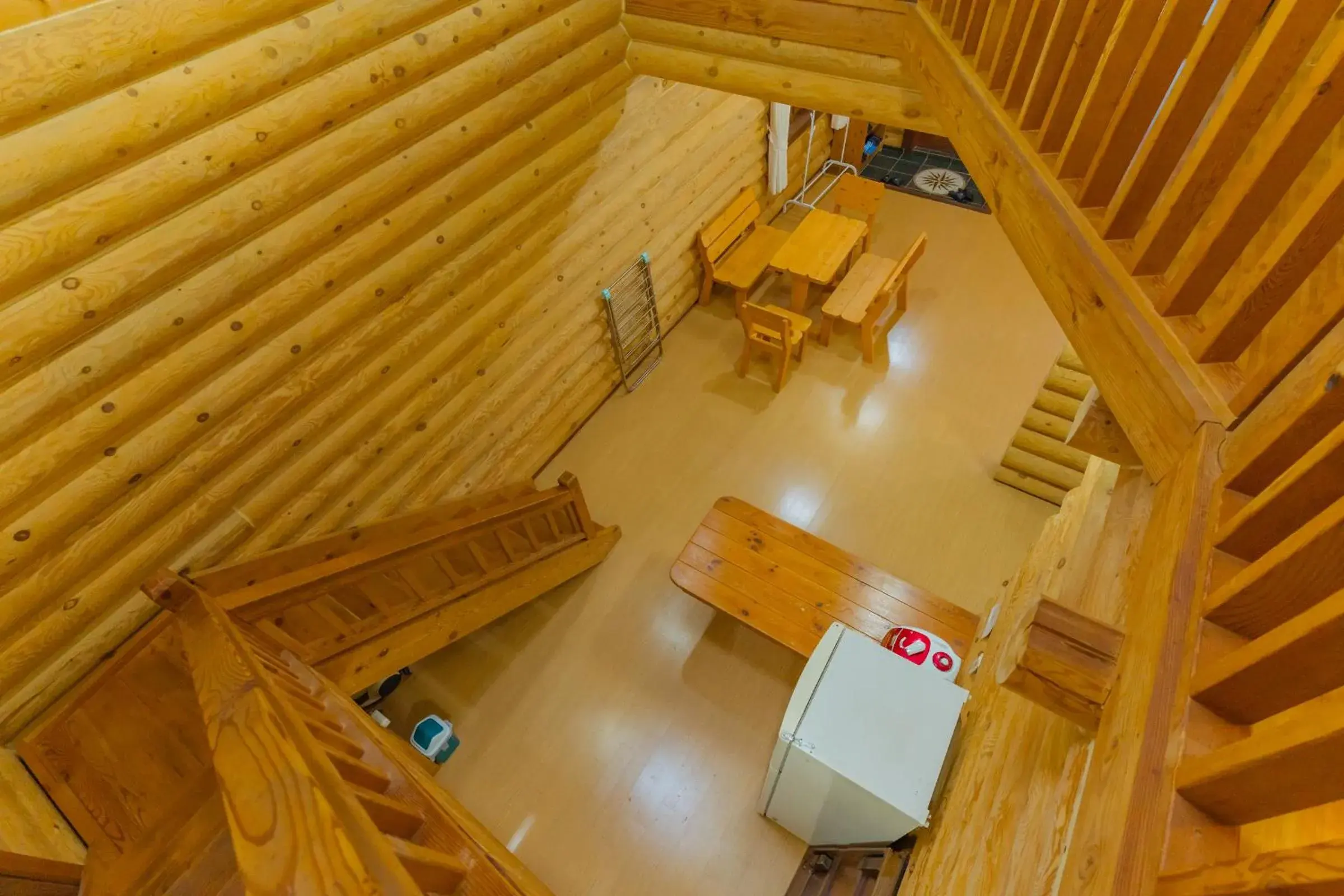 Living room in Jungmun Log Pension & Resort Living room in Jungmun Log Pension & Resort