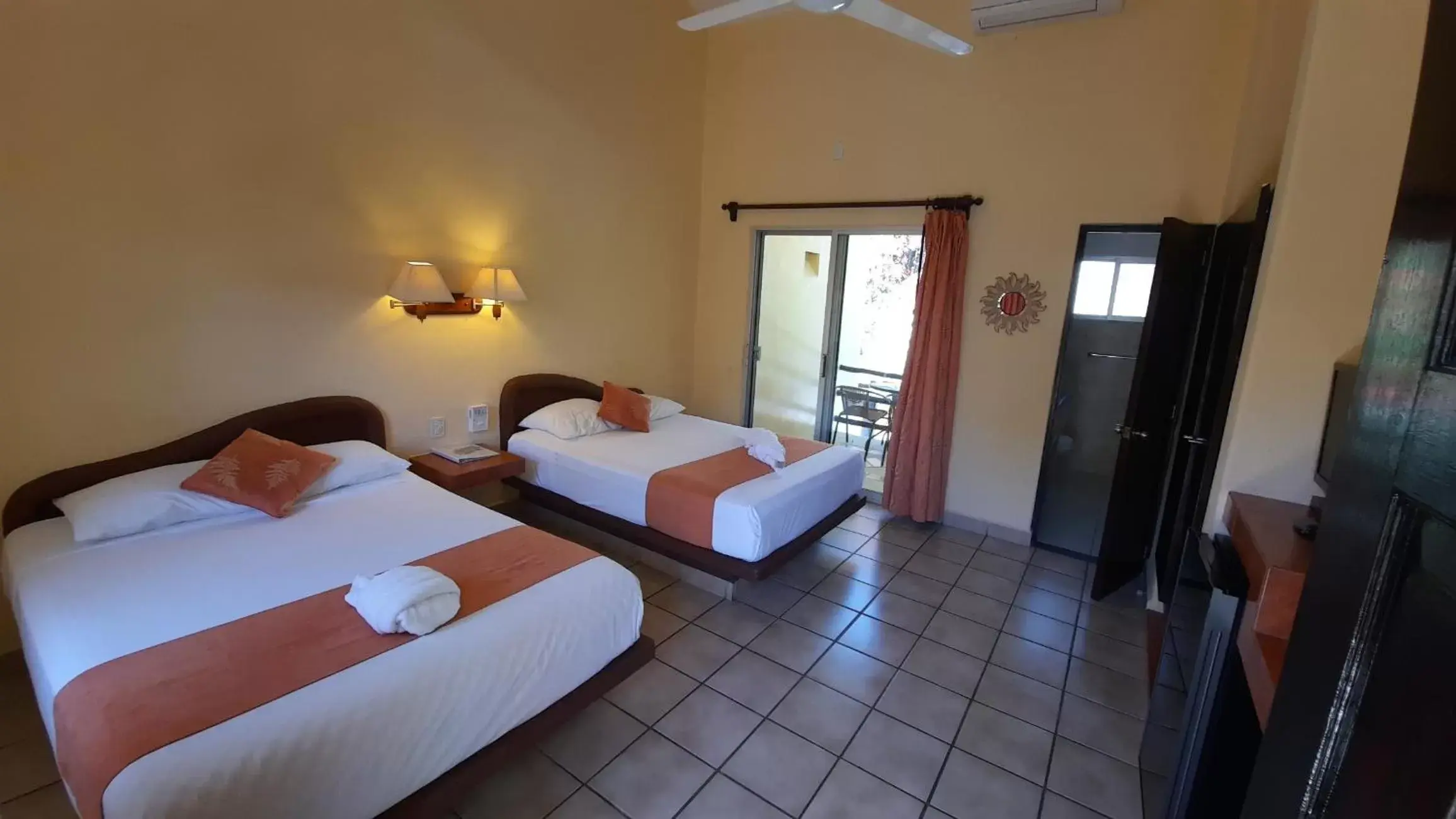 Bed in Hotel LunaSol Bed in Hotel LunaSol