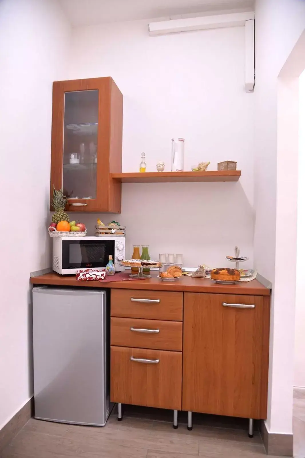 Kitchen/Kitchenette in B&B VESUVIAN STONE