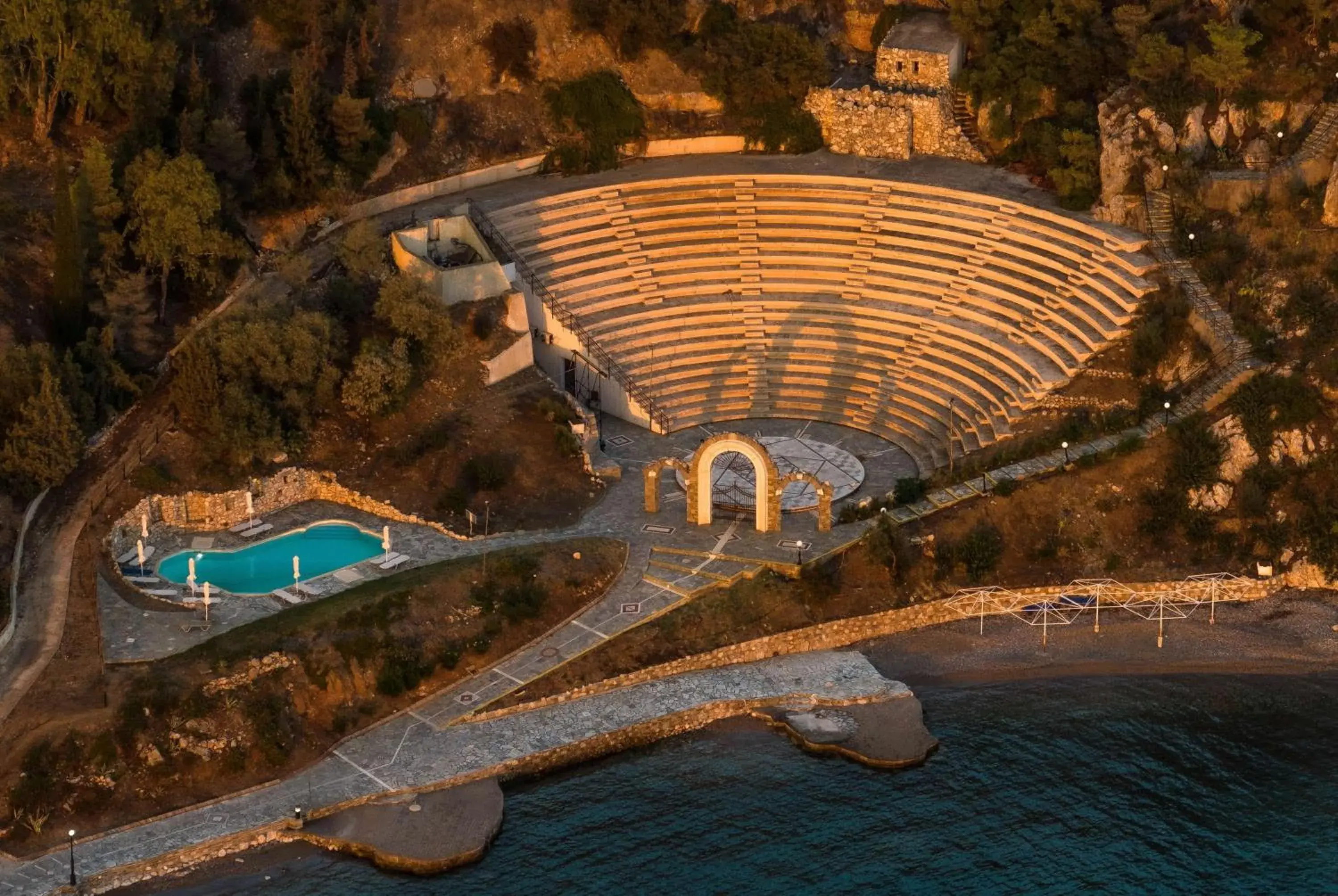 Property building, Bird's-eye View in Wyndham Loutraki Poseidon Resort