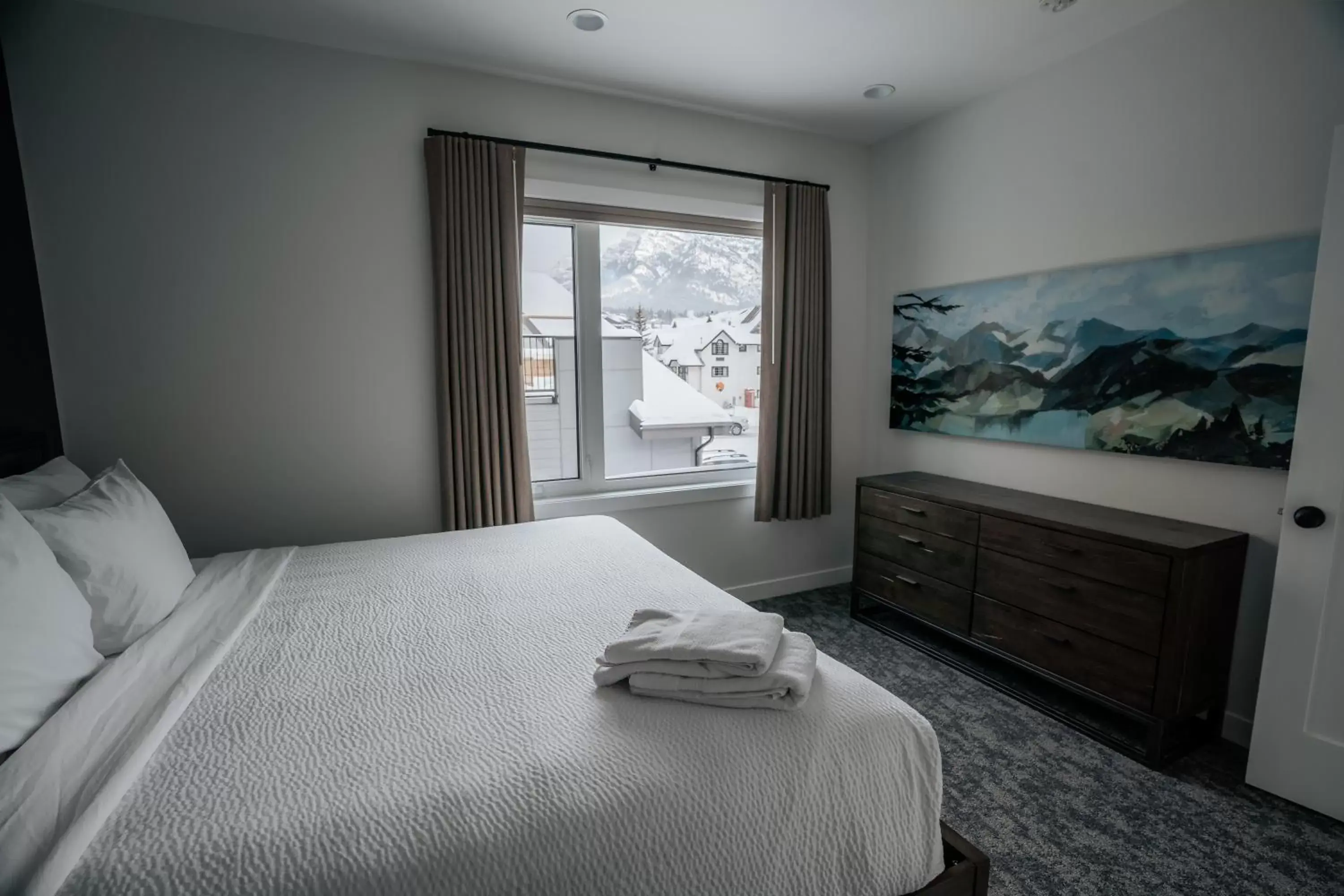 Bedroom, Bed in Basecamp Resorts Canmore