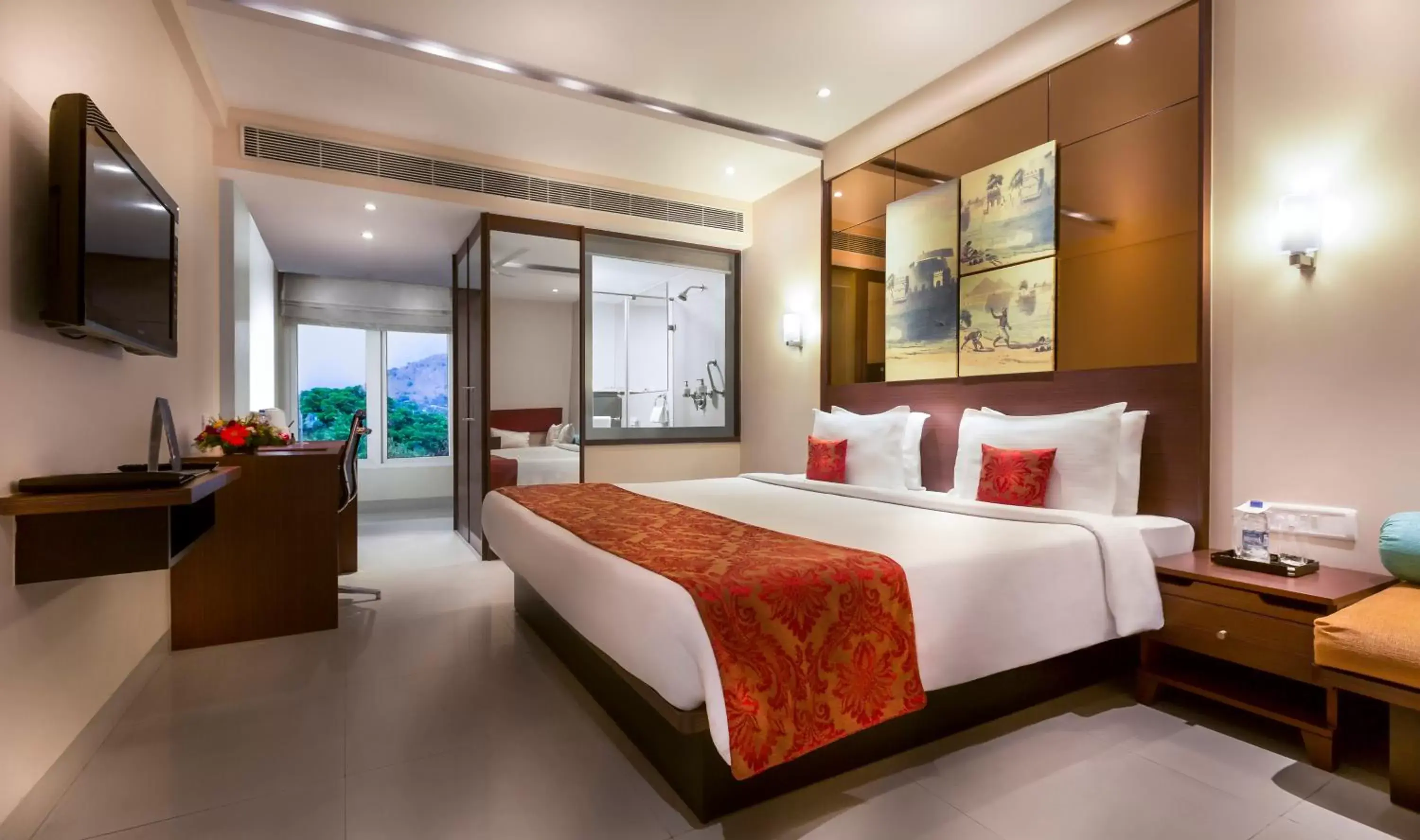 Bedroom in Regency Sameera Vellore by GRT Hotels