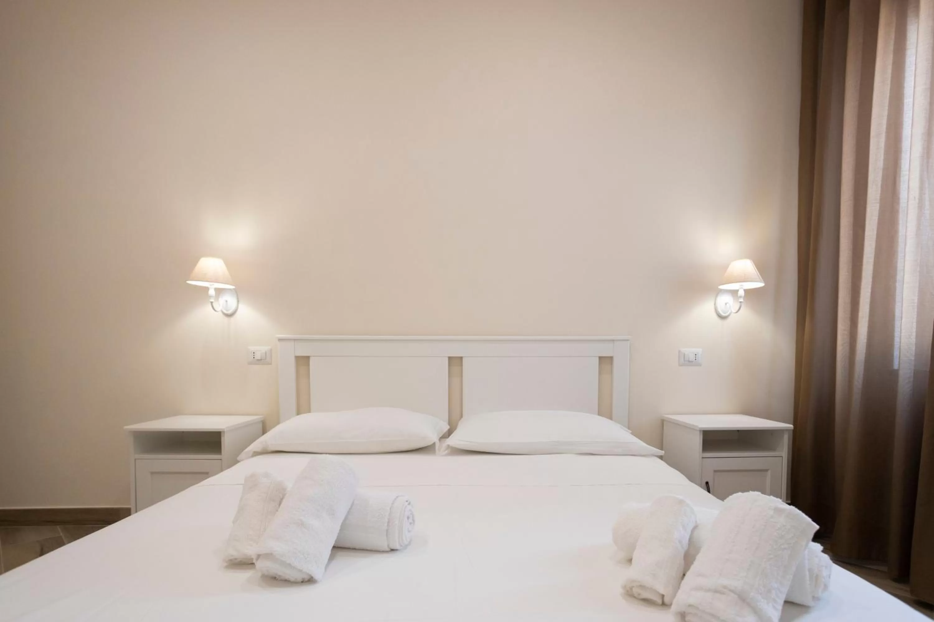 Bedroom, Bed in Residence O'Sole Mio Pompei