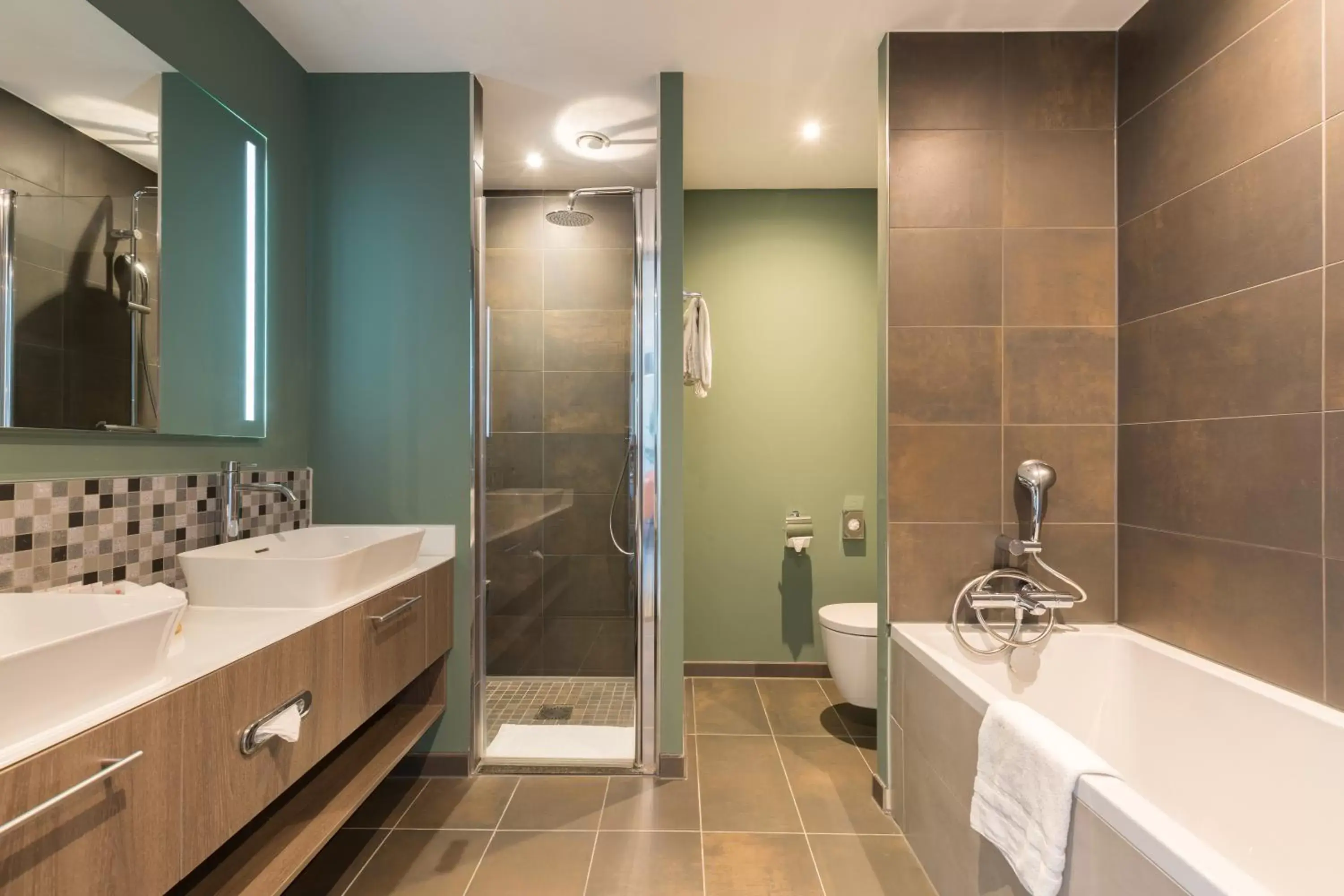 Shower, Bathroom in Leonardo Royal Hotel Amsterdam