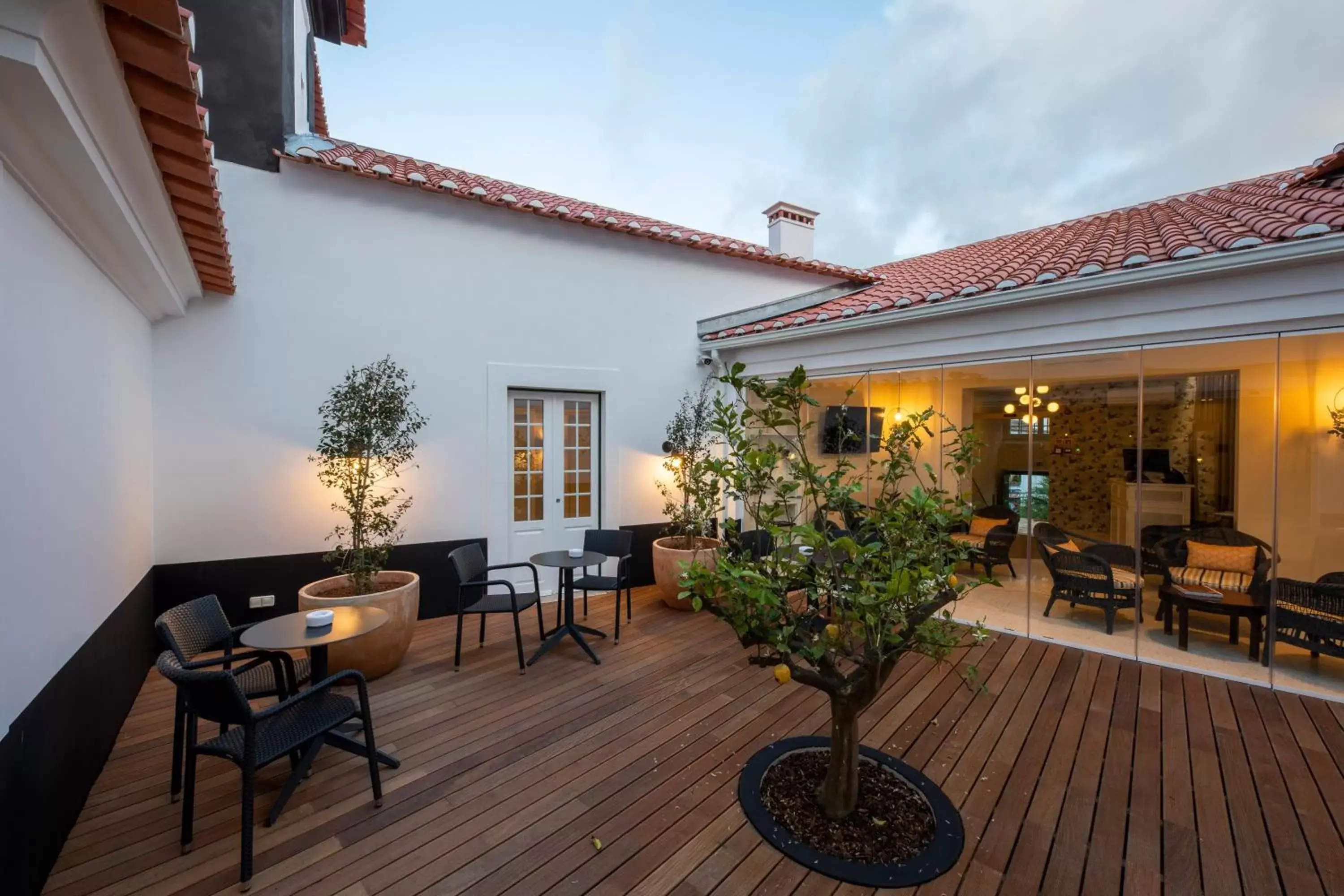 Balcony/Terrace, Restaurant/Places to Eat in Pousada Vila Óbidos