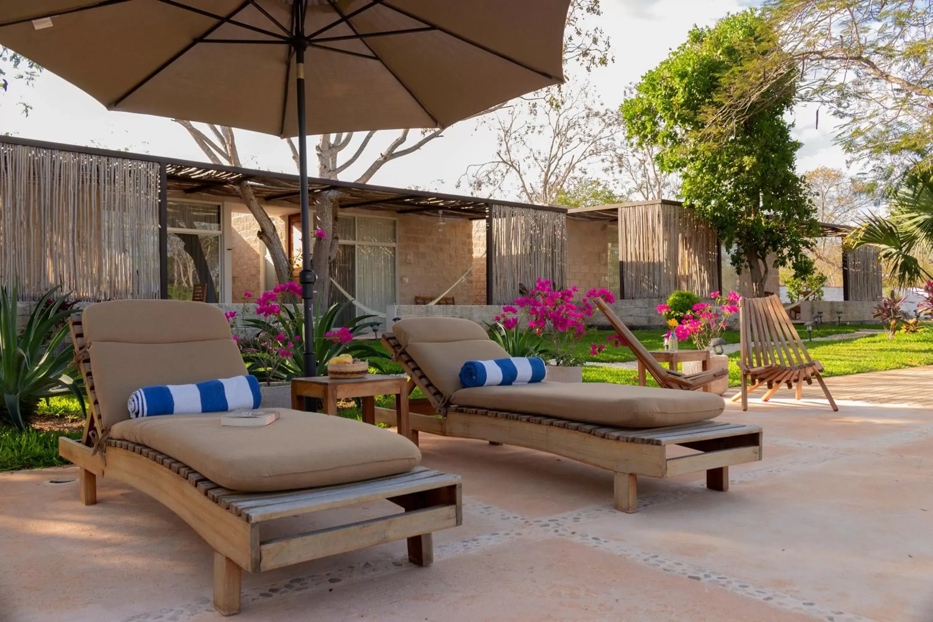 Patio in Hotel Casa de Campo Conkal Merida