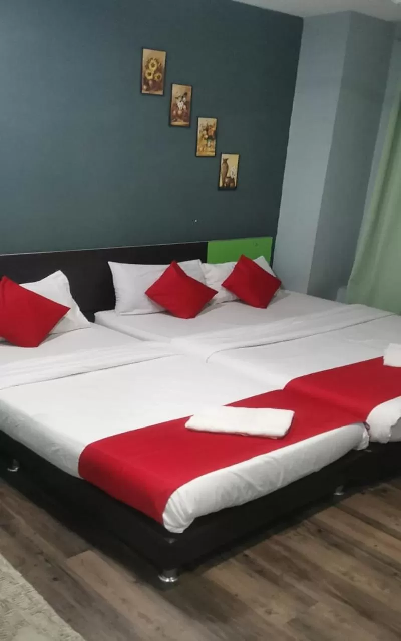Bed in Lucky Hotel