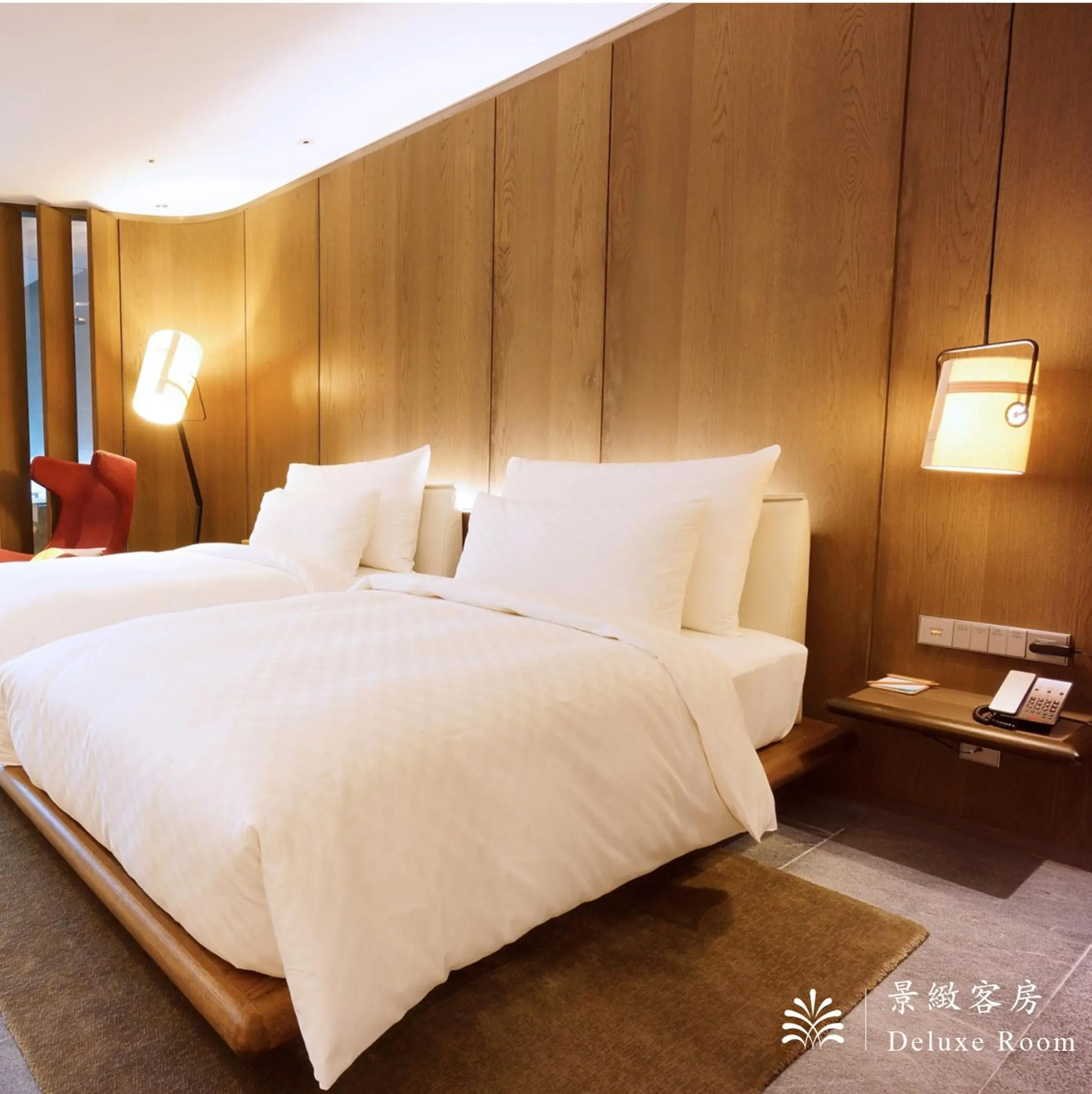 Bed in Hotel Royal Beitou