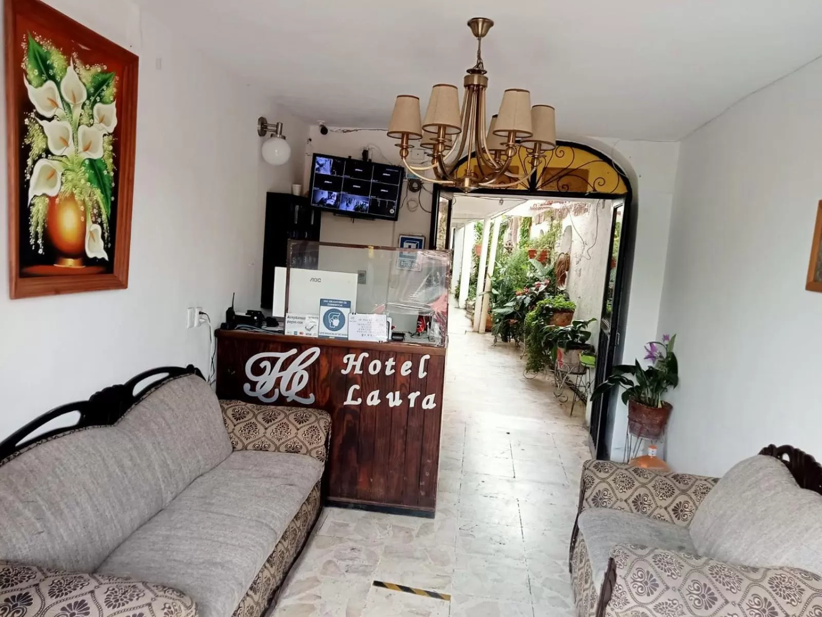 Seating Area in Hotel Posada Laura