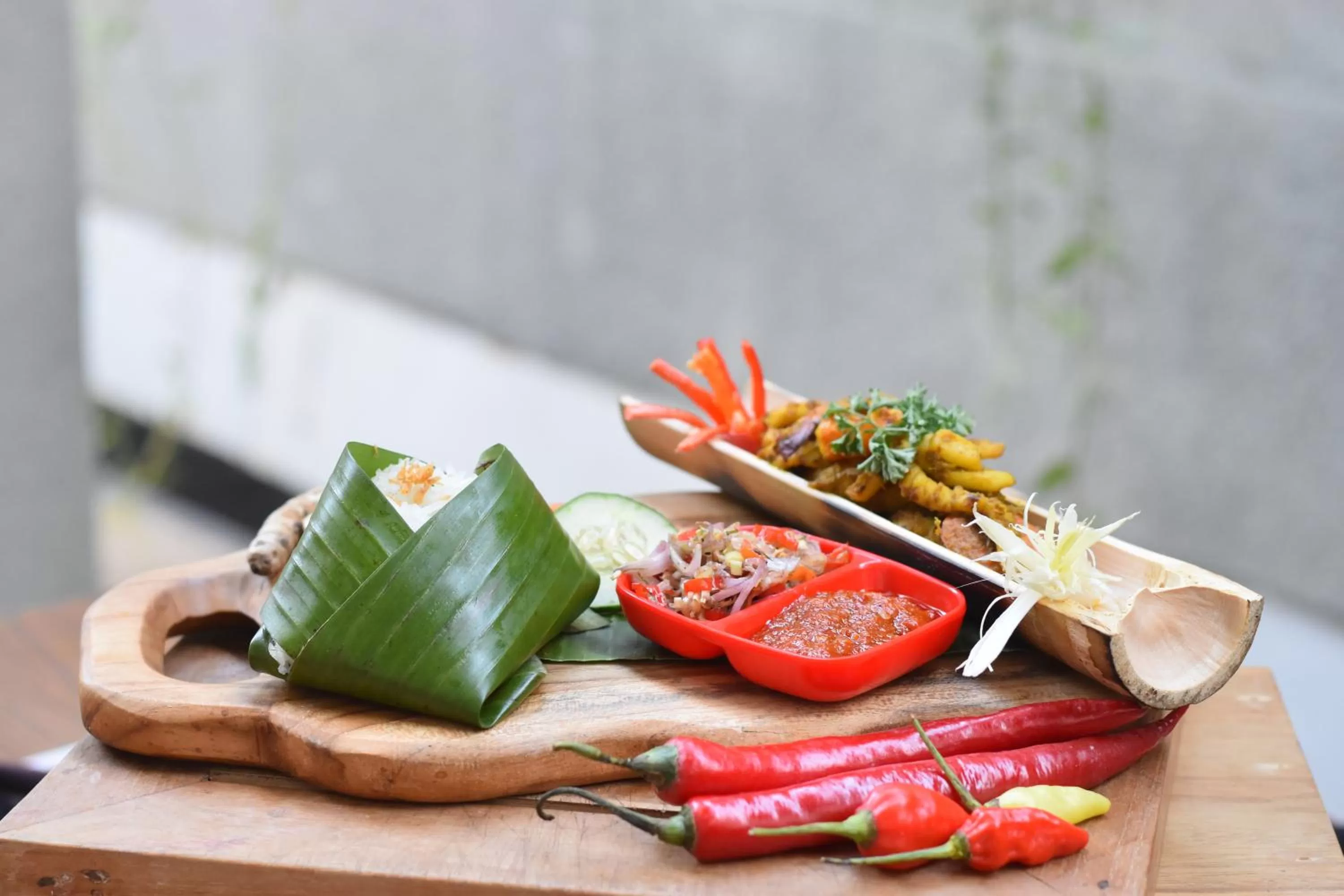 Food close-up, Food in ibis Bali Legian Street