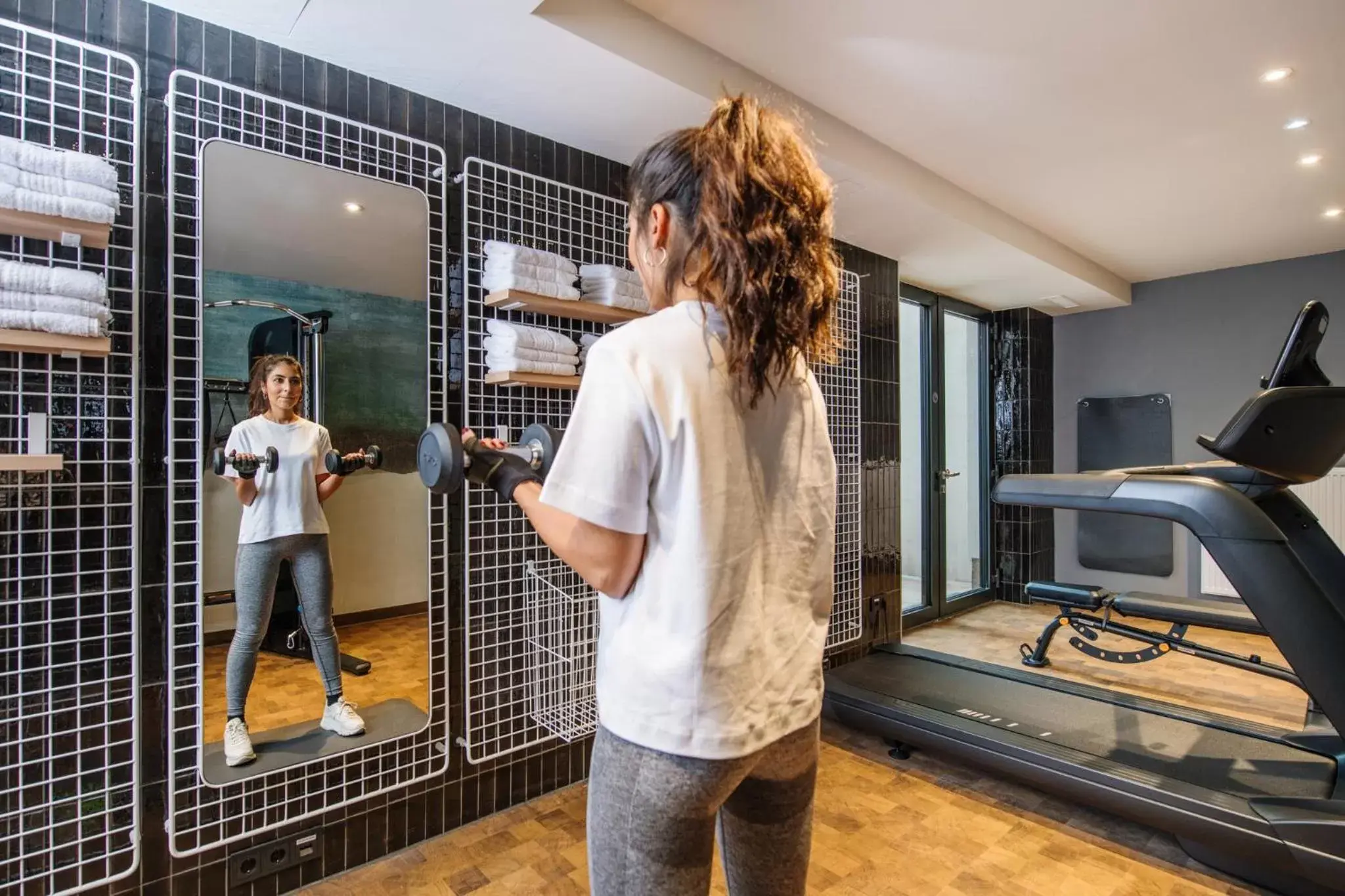 Fitness centre/facilities in Aparthotel Adagio access Hamburg Fitness centre/facilities in Aparthotel Adagio access Hamburg