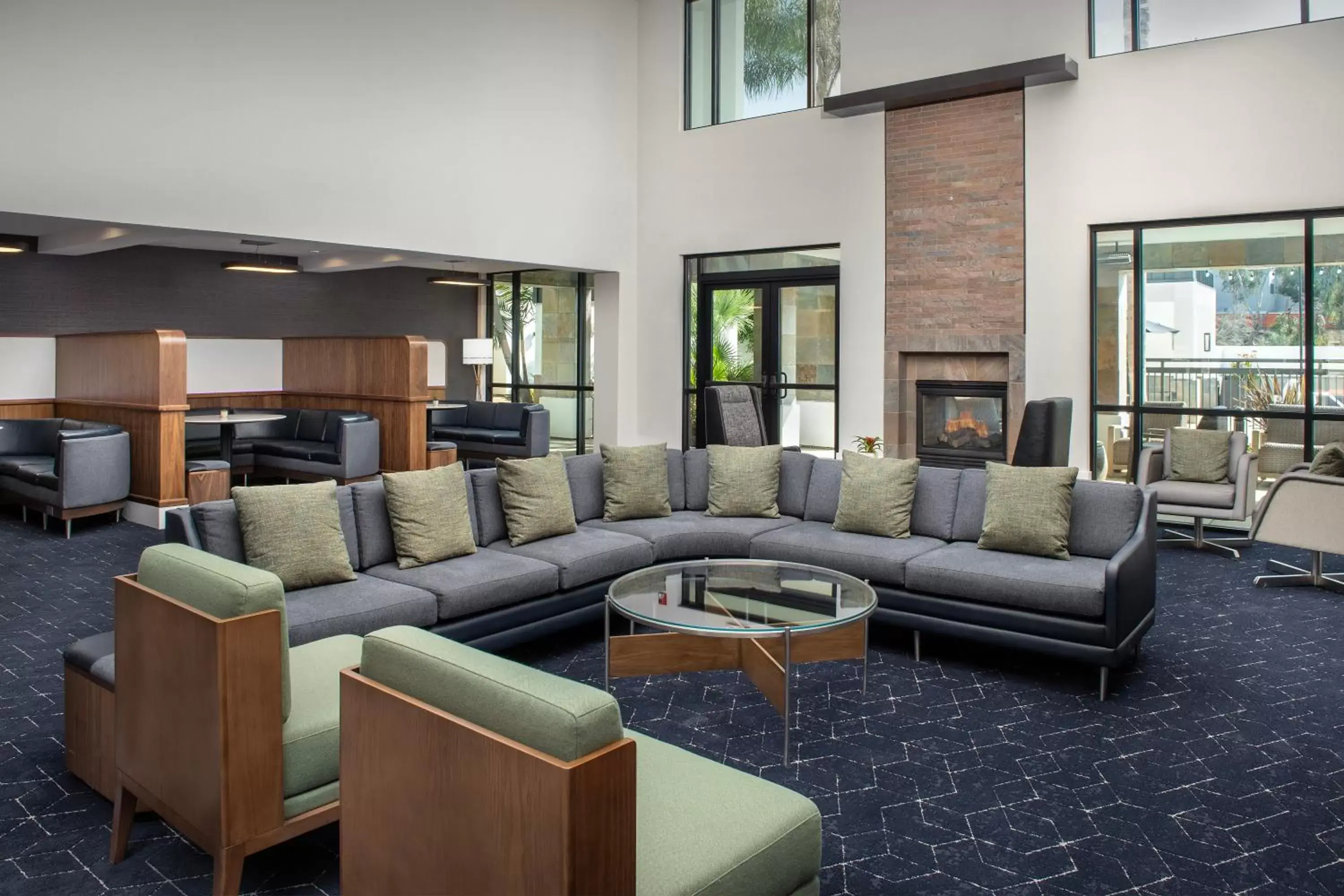 Lobby or reception, Seating Area in Courtyard by Marriott San Diego Carlsbad