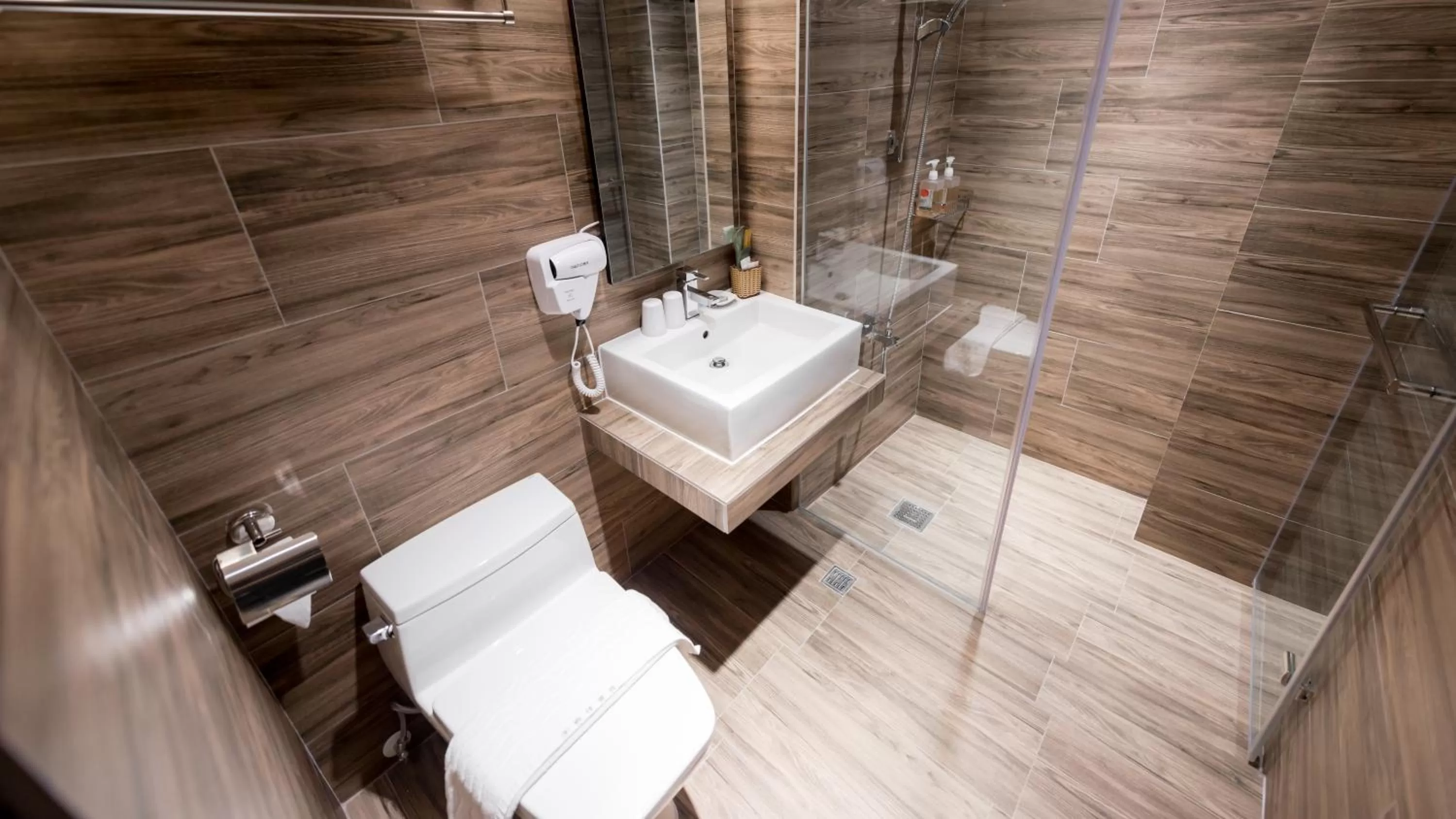 Toilet in Wountain Hotel