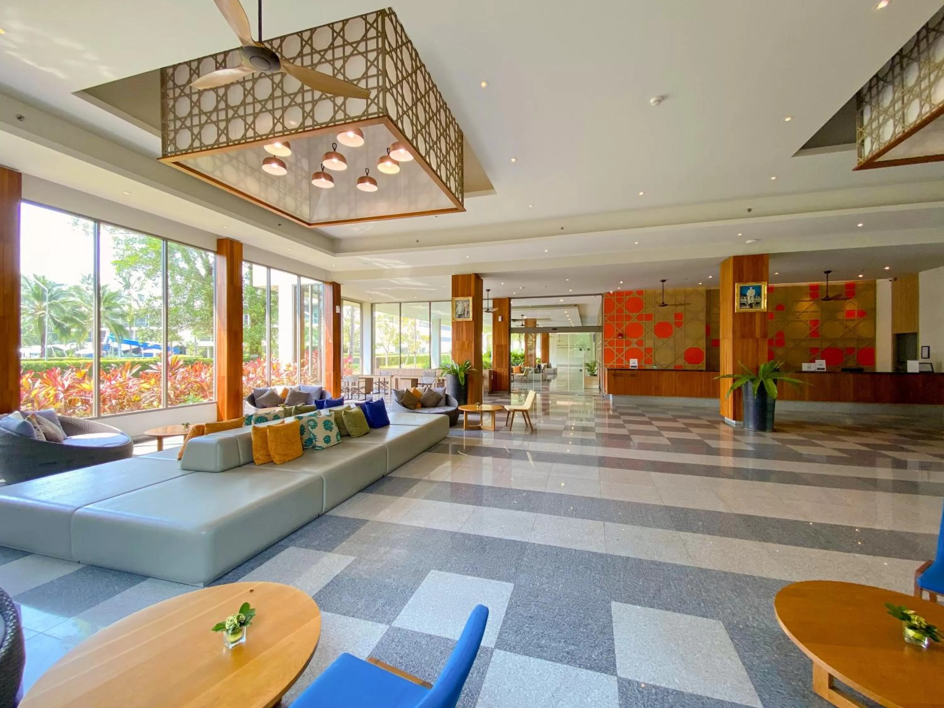 Communal lounge/ TV room in X10 Khaolak Resort