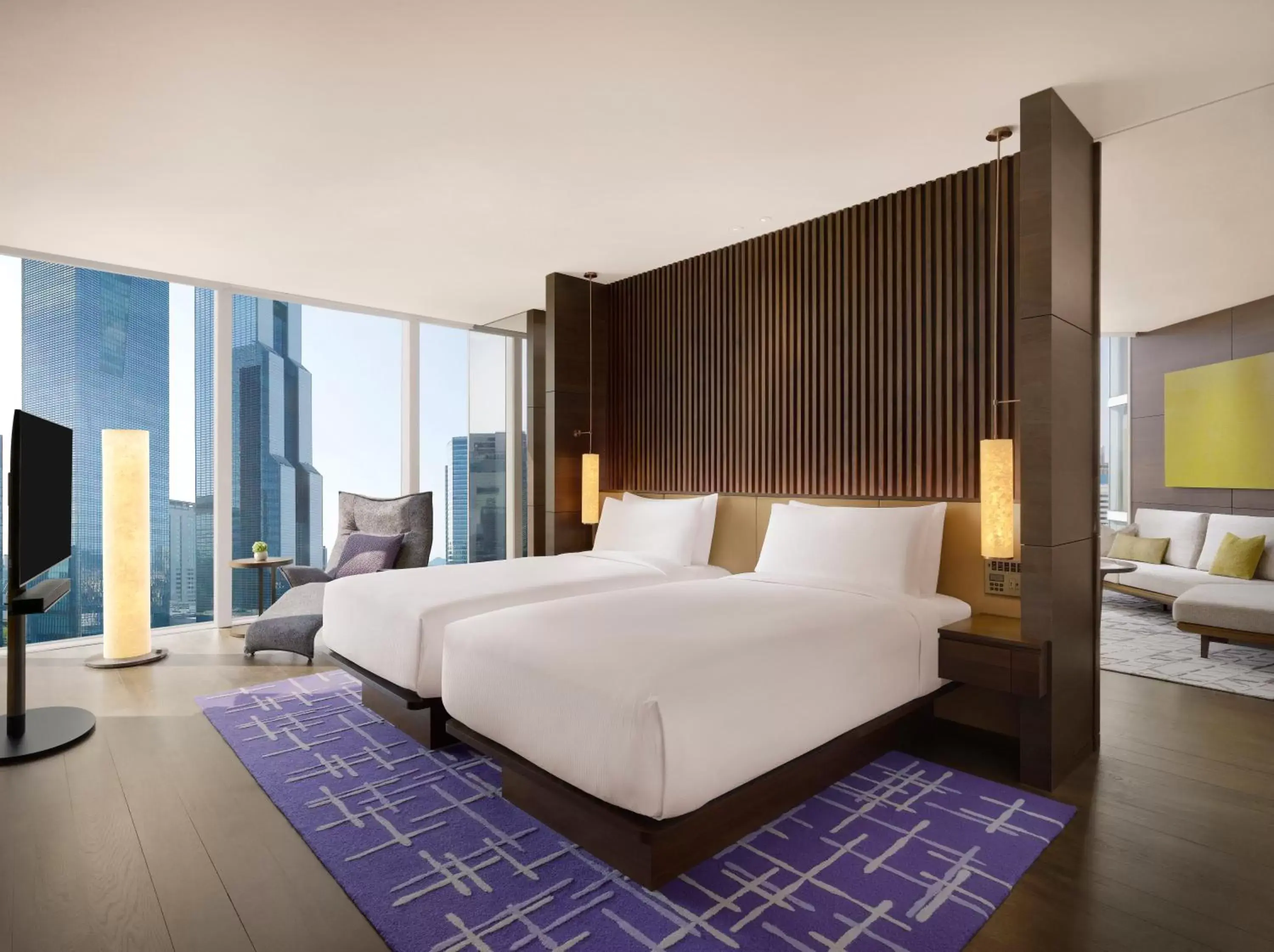 Bed in Park Hyatt Seoul