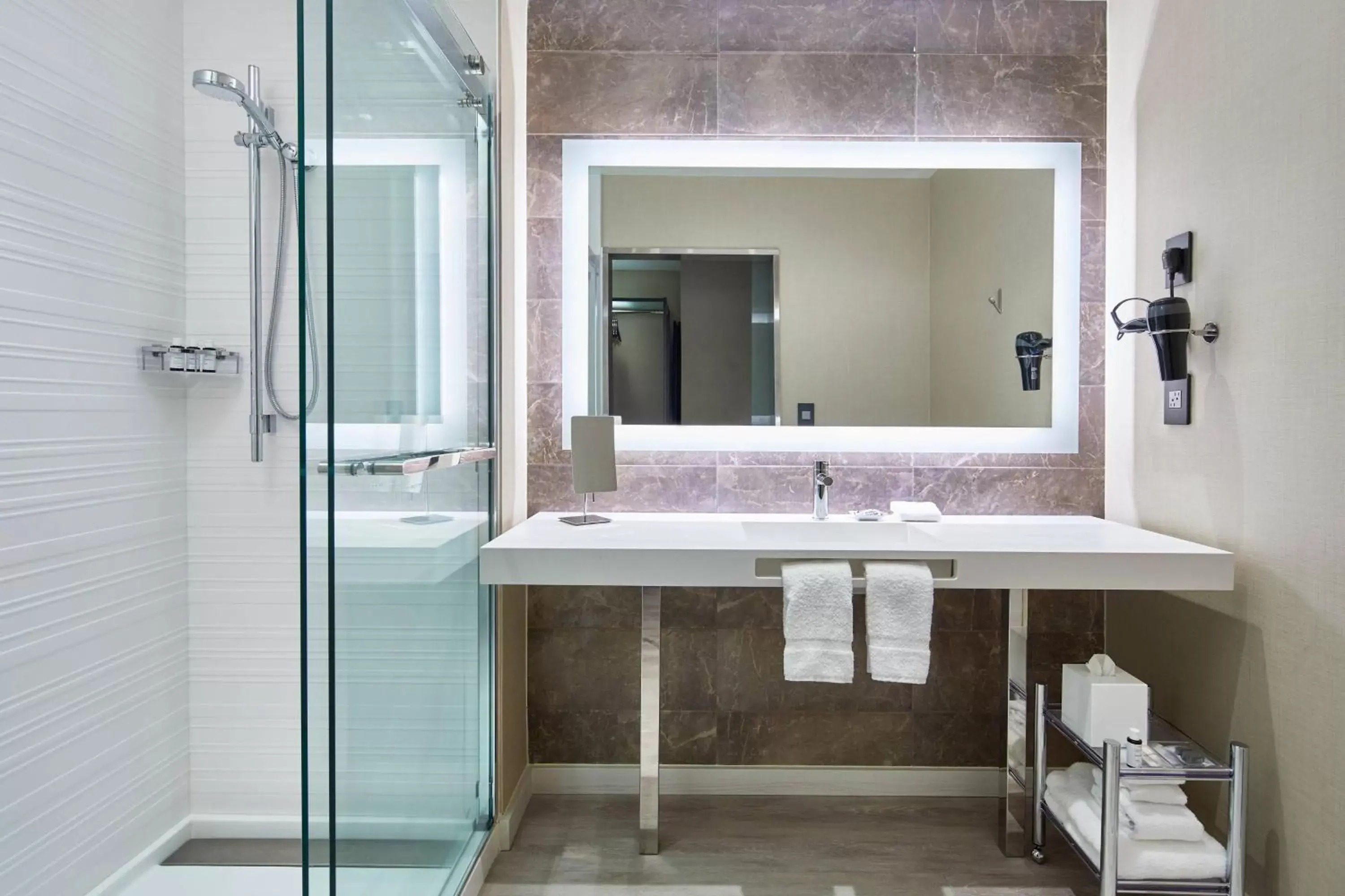 Bathroom in AC Hotel by Marriott Greenville