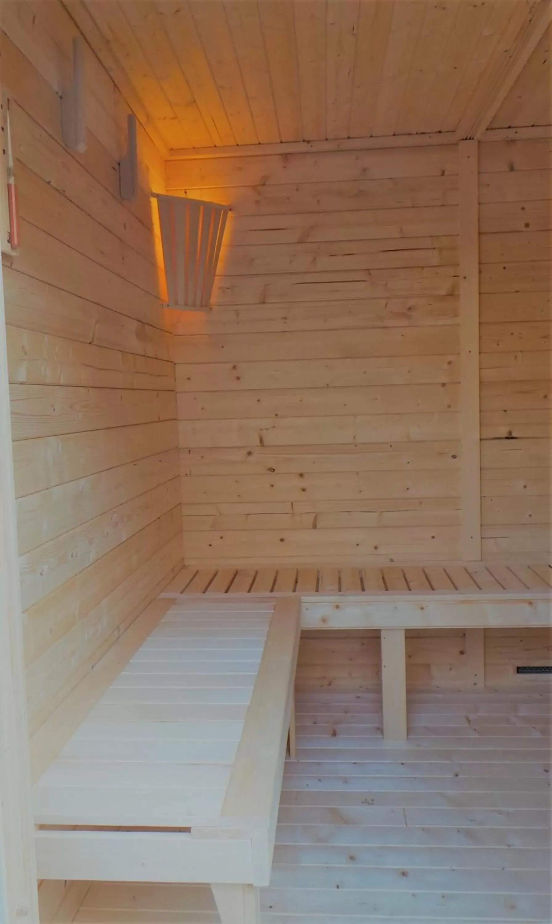 Sauna in Hôtel De Brunville & Spa