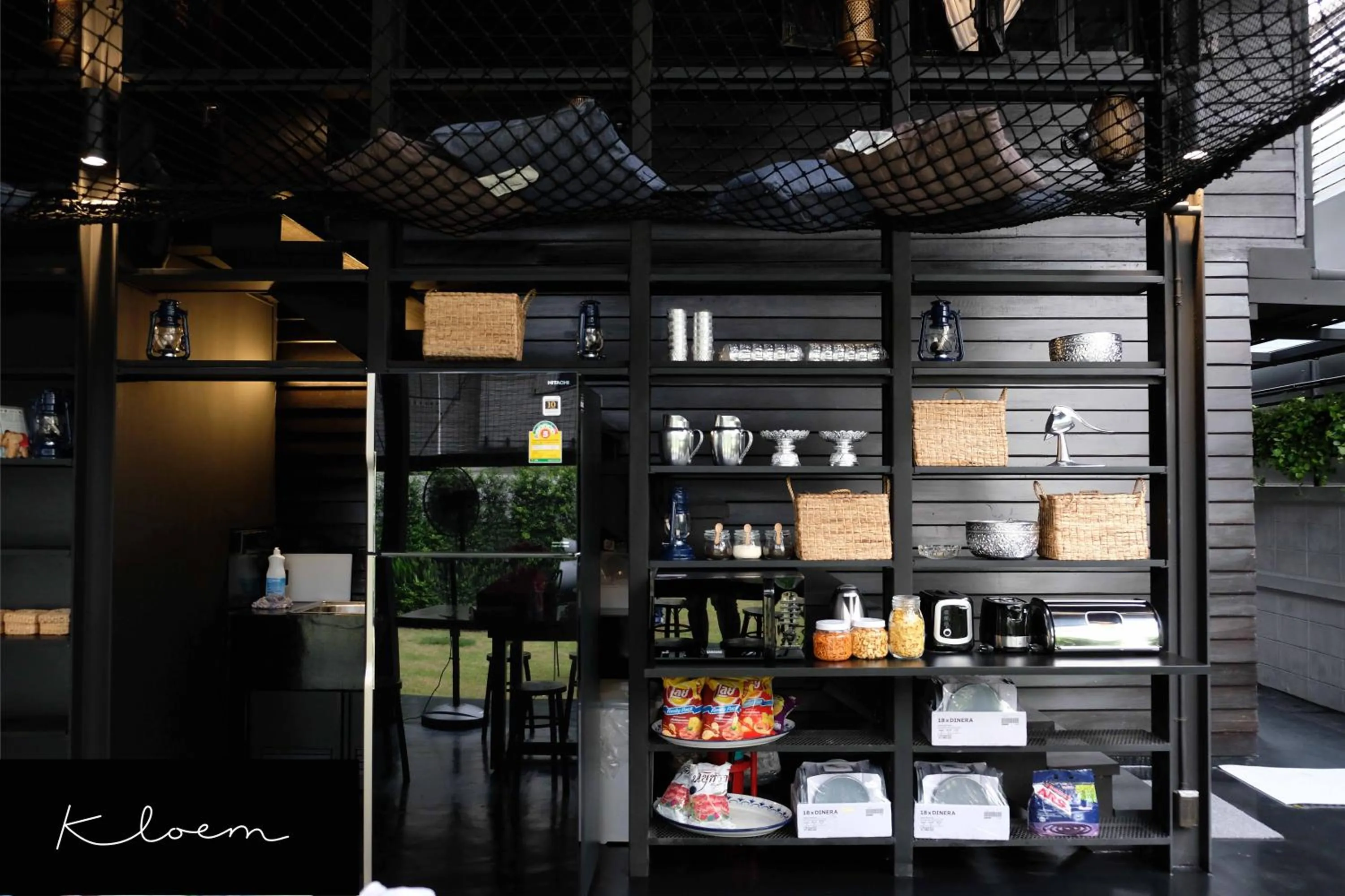 Communal lounge/ TV room in Kloem Hostel