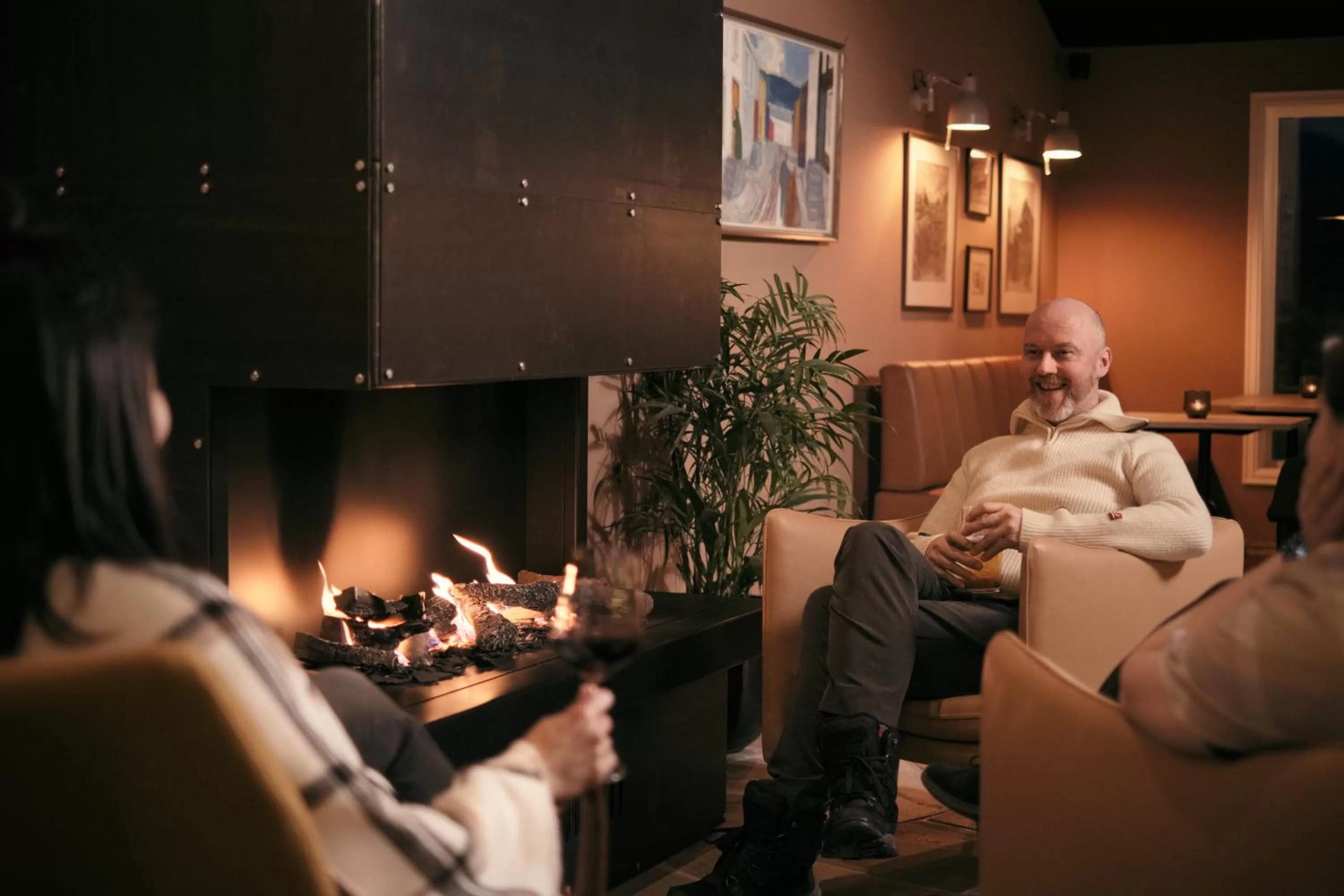 Communal lounge/ TV room in Bergstadens Hotel & Spa