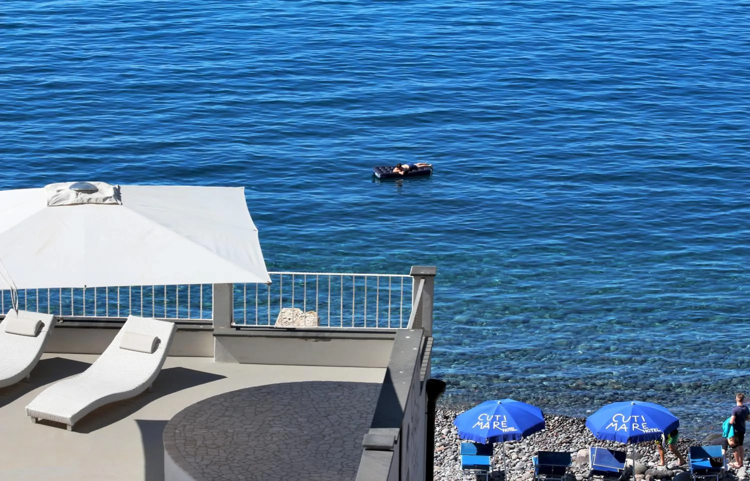 Balcony/Terrace, Sea View in Hotel Cutimare