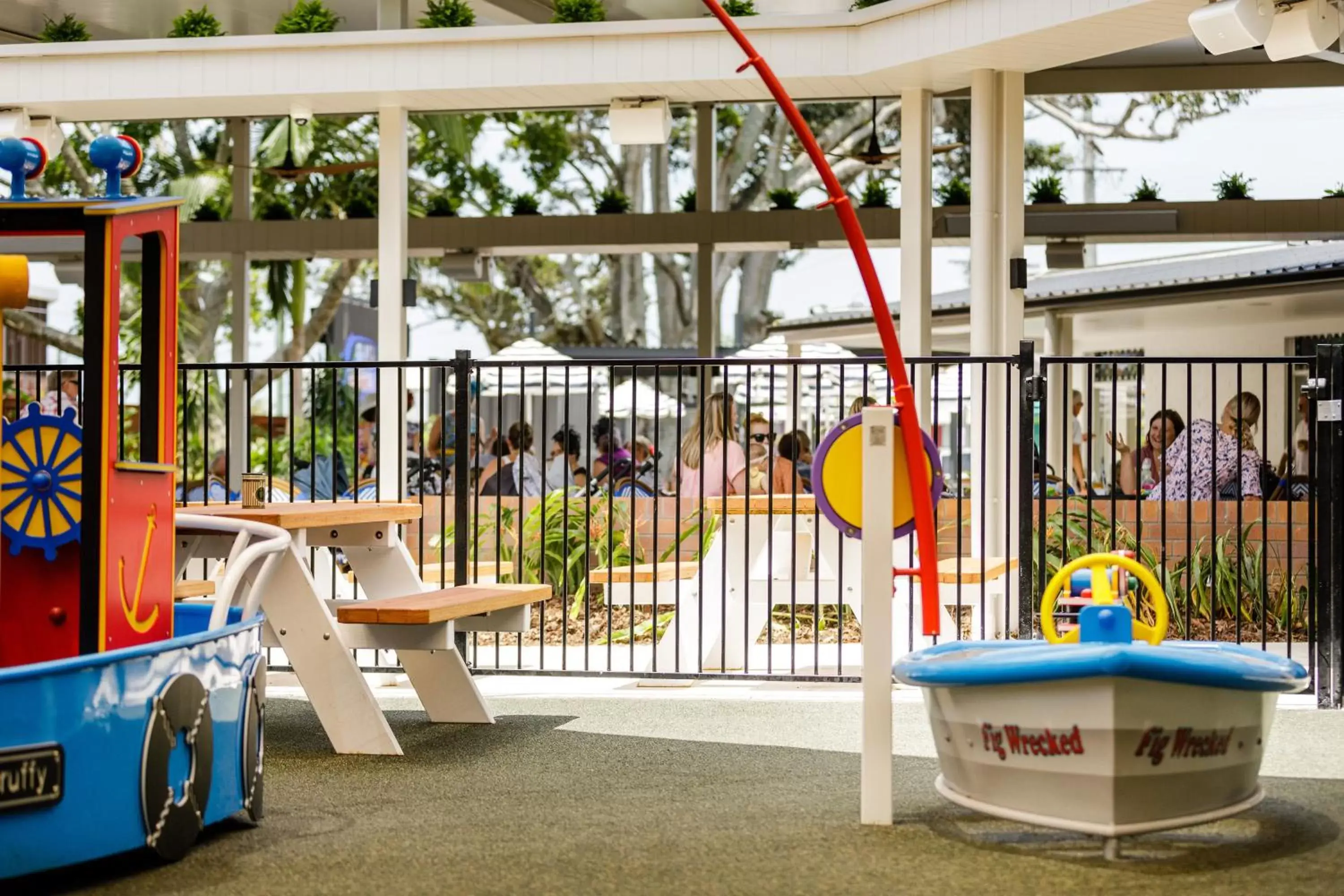 Children play ground in The Waterloo Bay Hotel