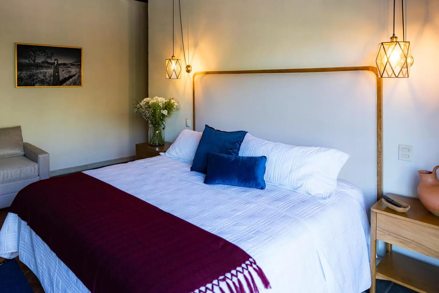 Bed in Agua Santa Hotel Boutique