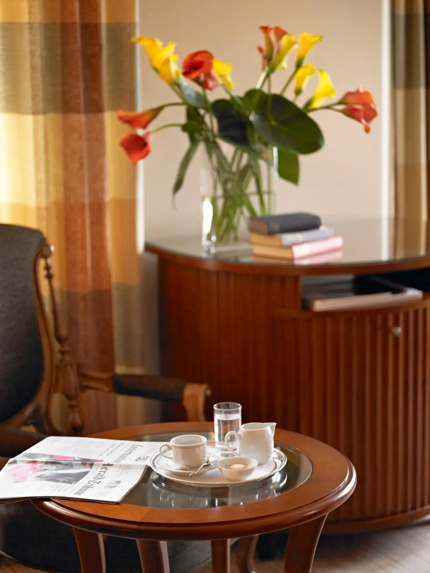 Seating area, Restaurant/Places to Eat in Grand Hotel Kronenhof