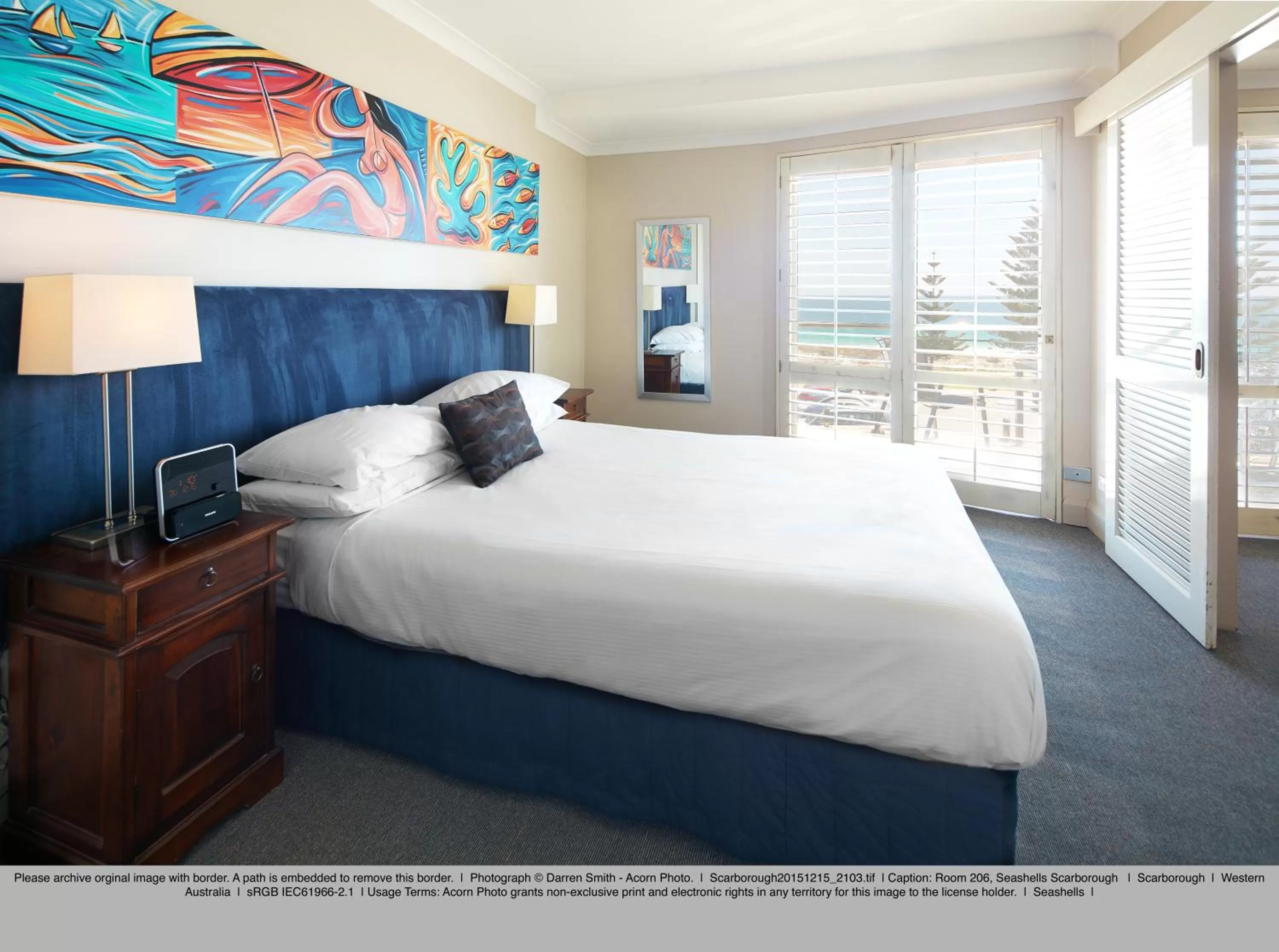 Balcony/Terrace, Bed in Seashells Scarborough