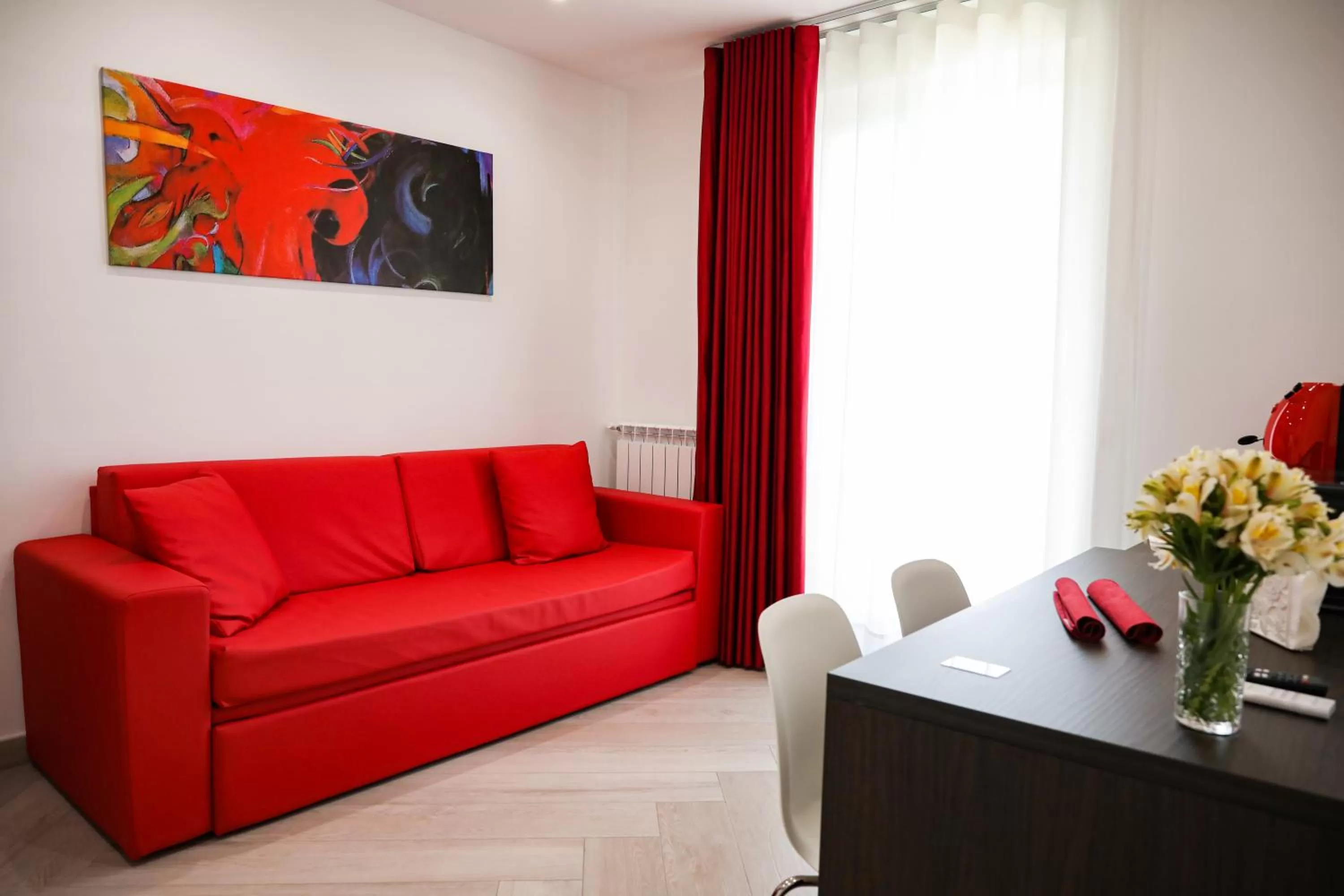 Living room in Palazzo Archeo