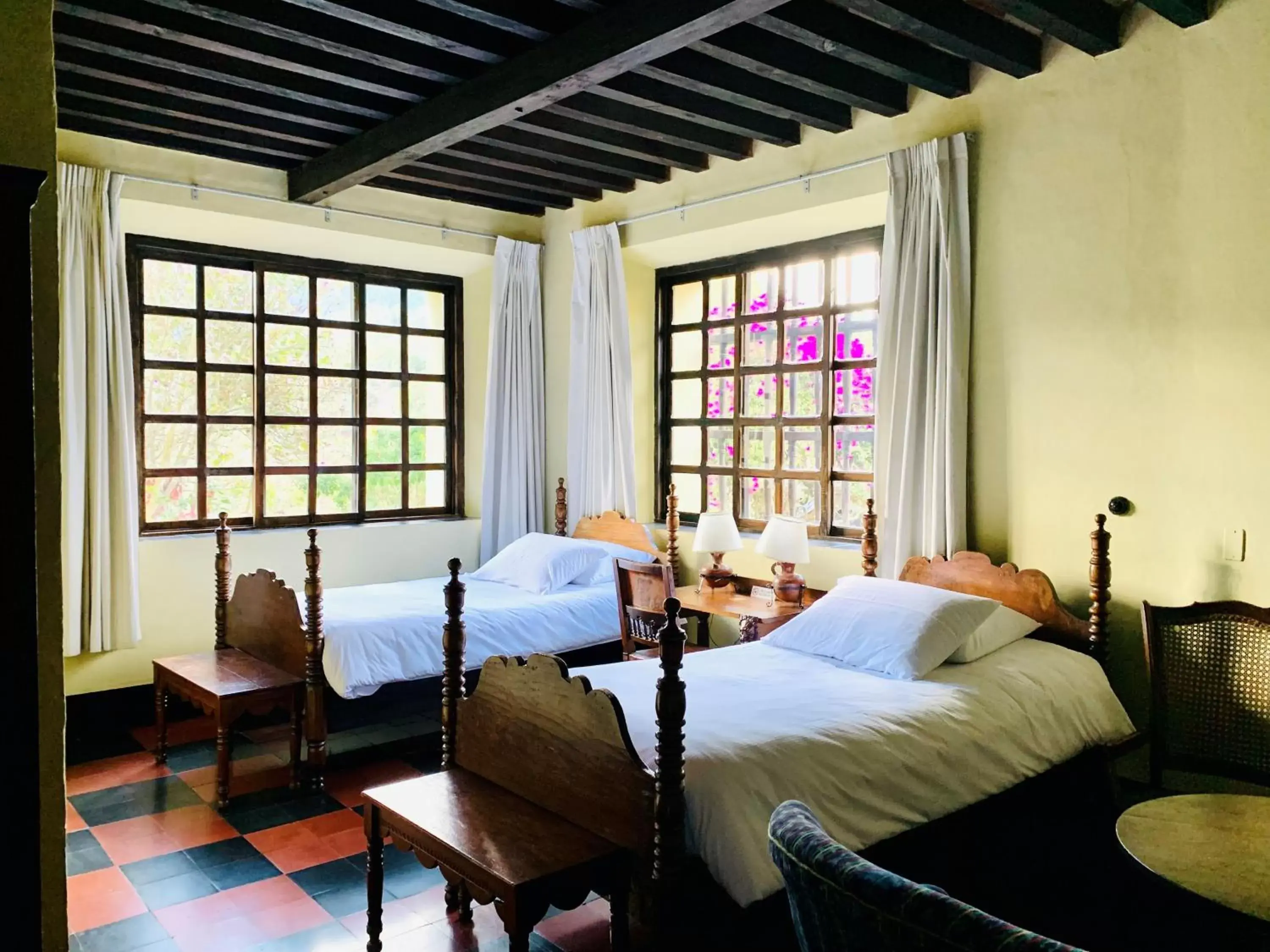 Double Room with Two Single Beds in Hotel Museo Mayan Inn Double Room with Two Single Beds in Hotel Museo Mayan Inn