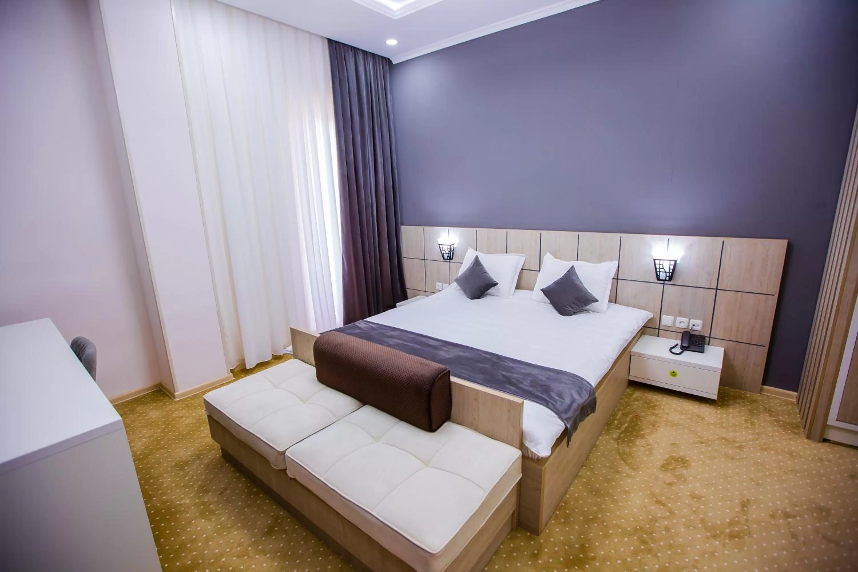 Bed in Art Regency Premium Hotel, Free Airport Shuttle Service