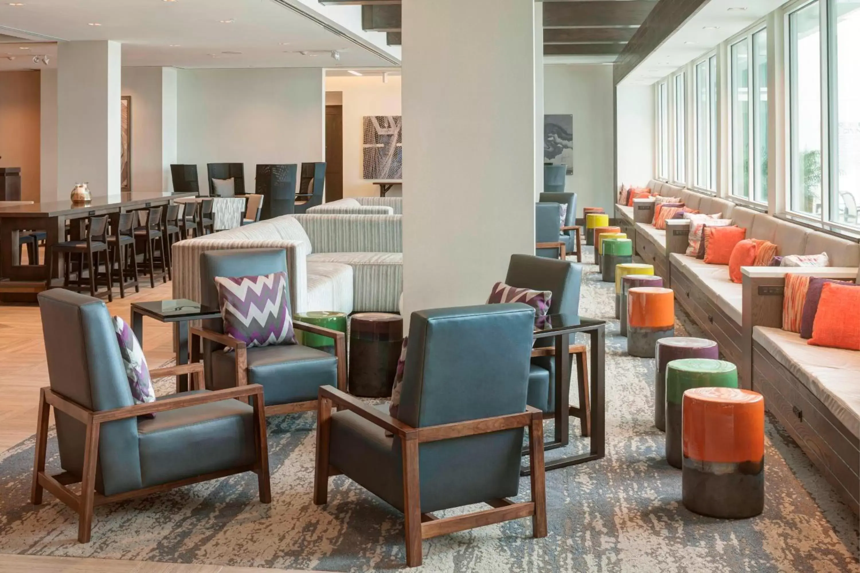 Lobby or reception, Restaurant/Places to Eat in SpringHill Suites by Marriott Clearwater Beach
