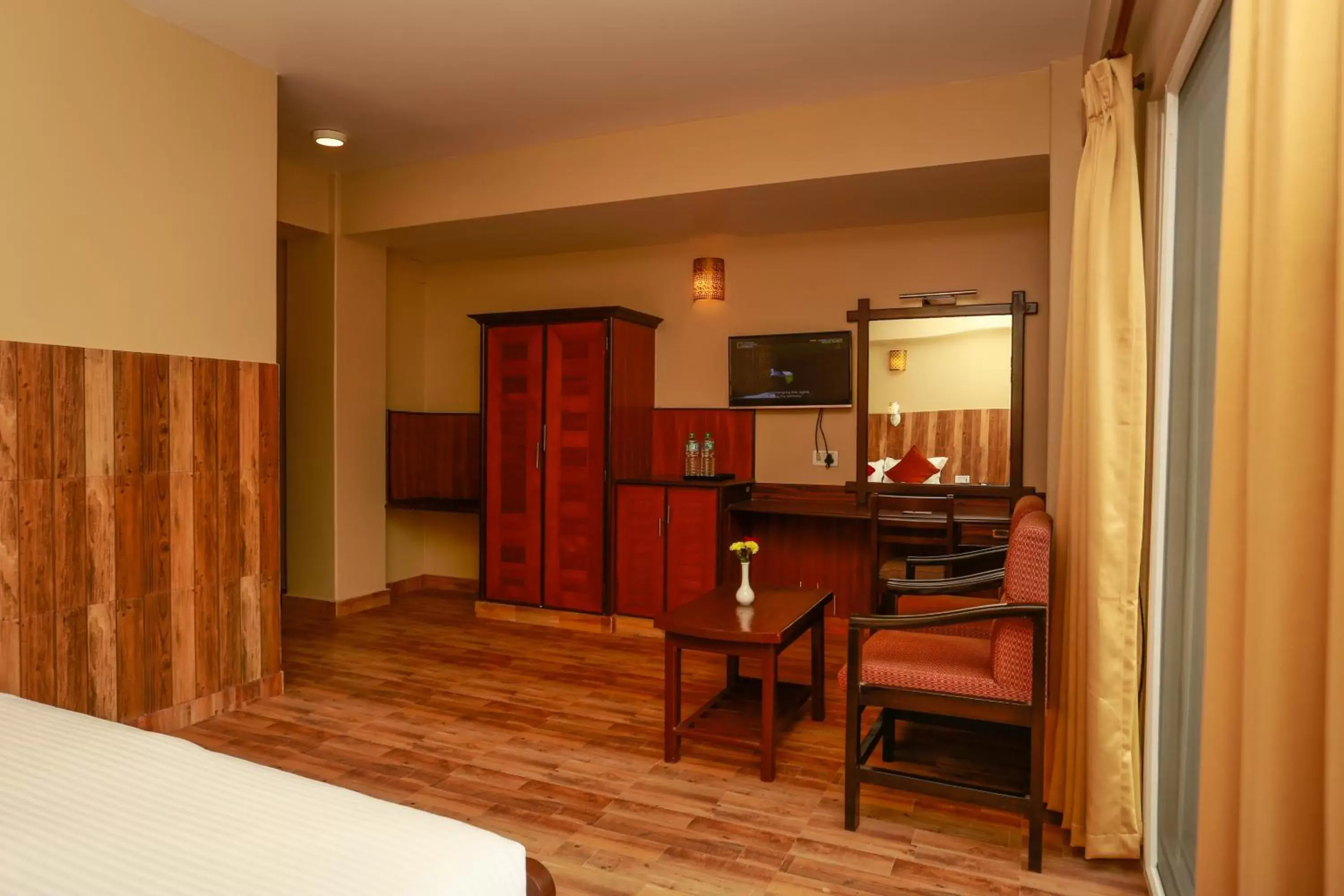 Bedroom, Kitchen/Kitchenette in Pokhara Choice Inn