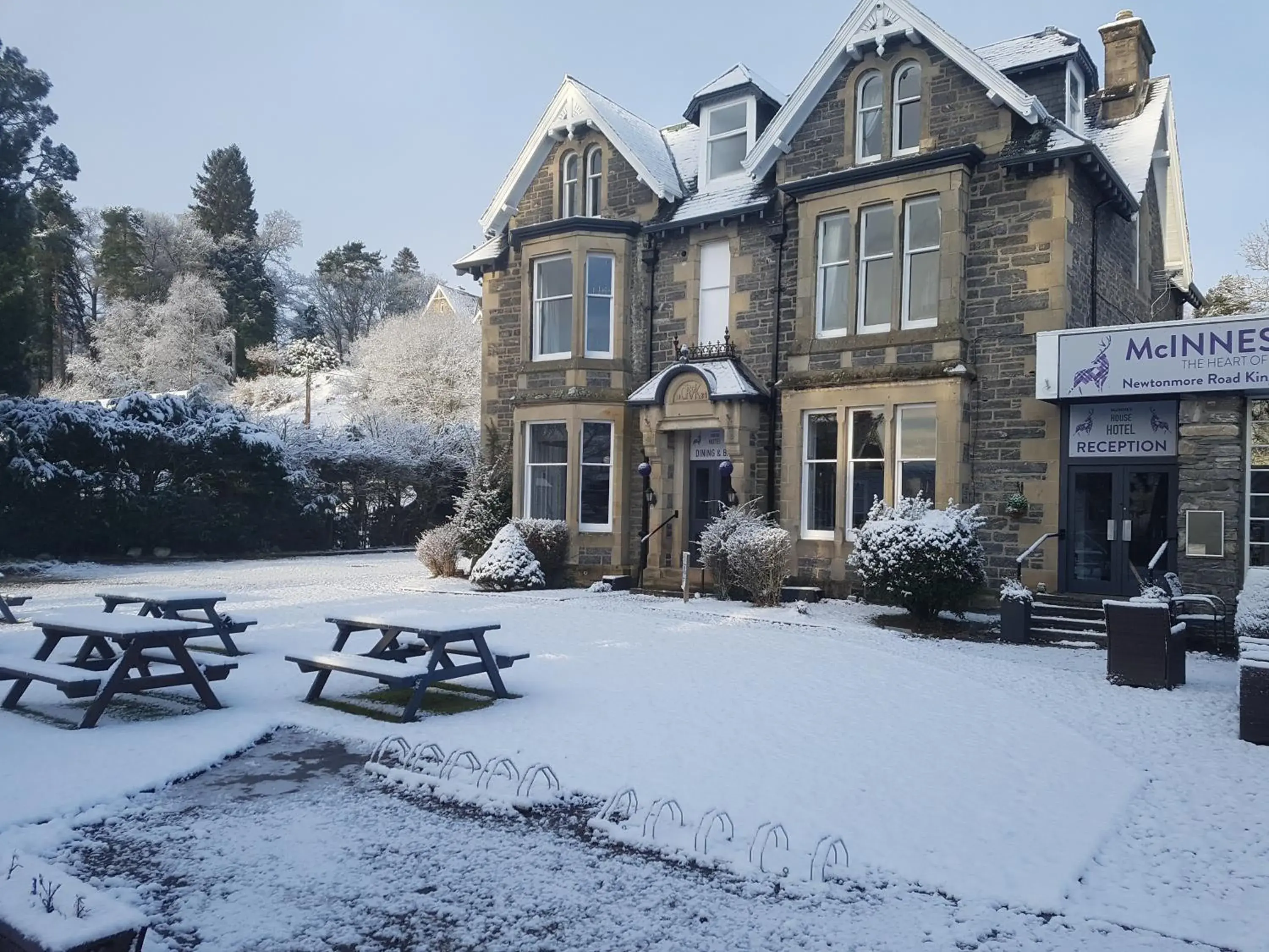 Winter in McInnes House Hotel