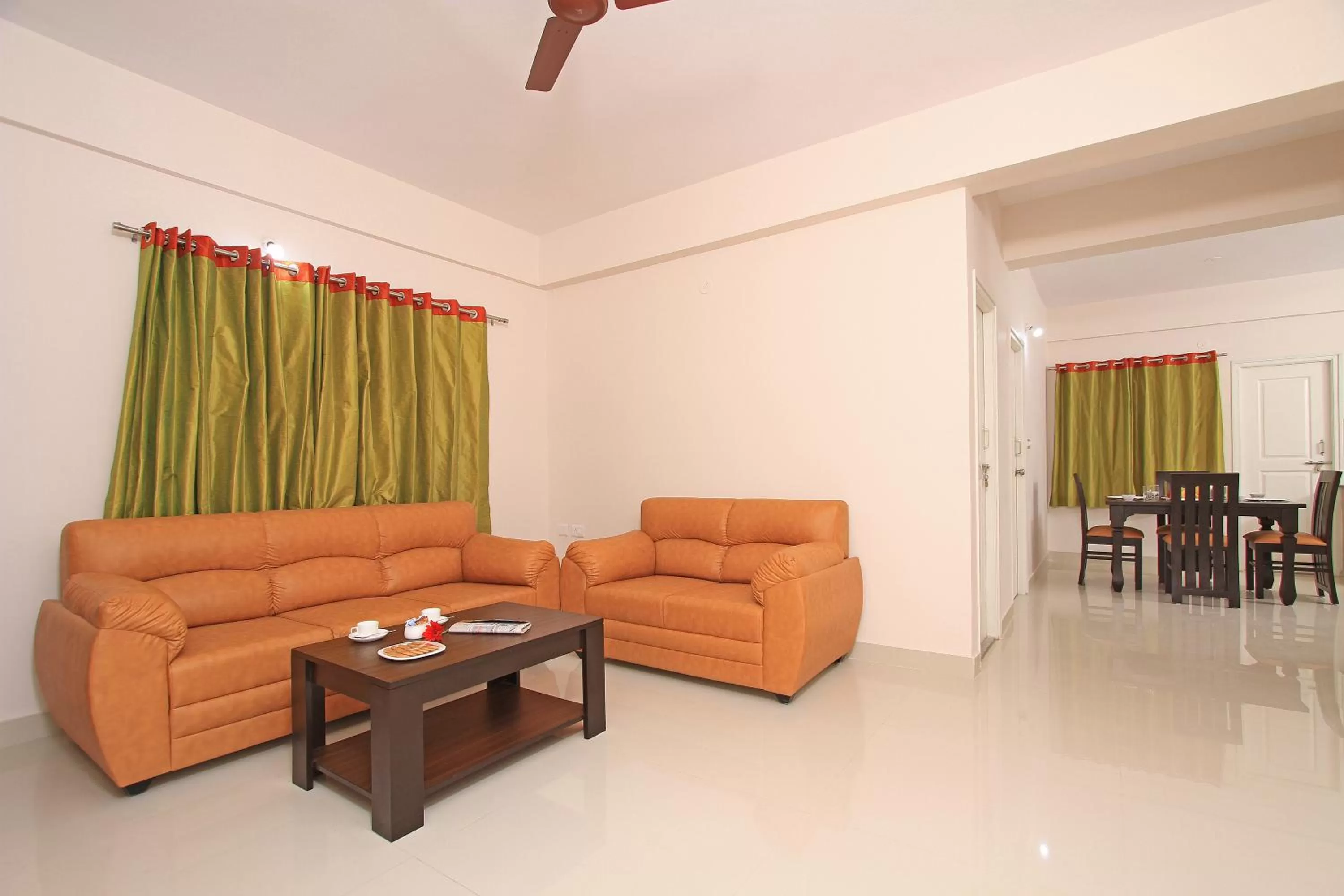 Living room in Arra Suites kempegowda Airport Hotel