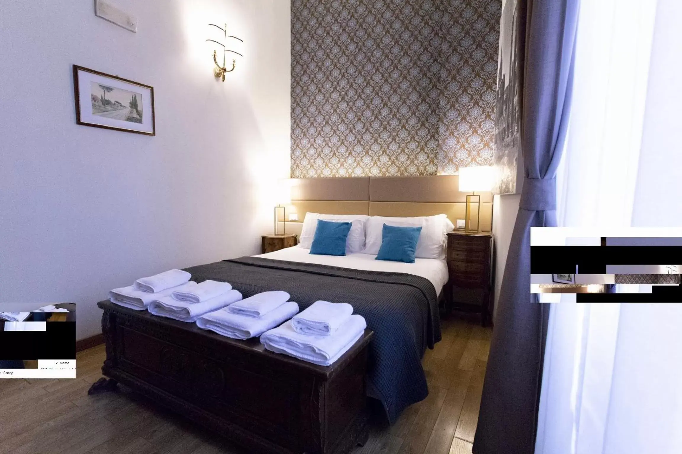 Photo of the whole room, Bed in Navona Residenza de Charme