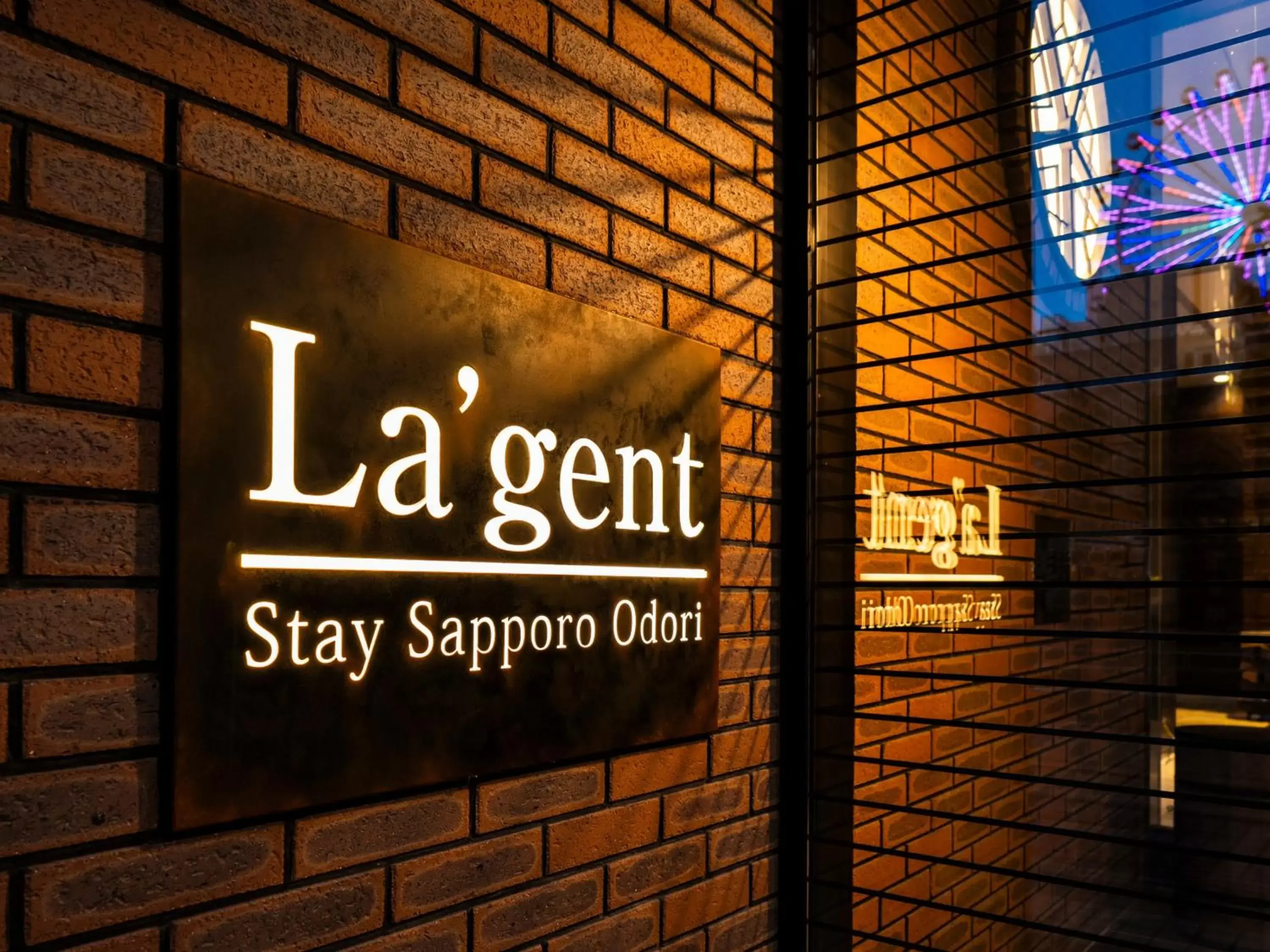 Property logo or sign in La'gent Stay Sapporo Odori Hokkaido