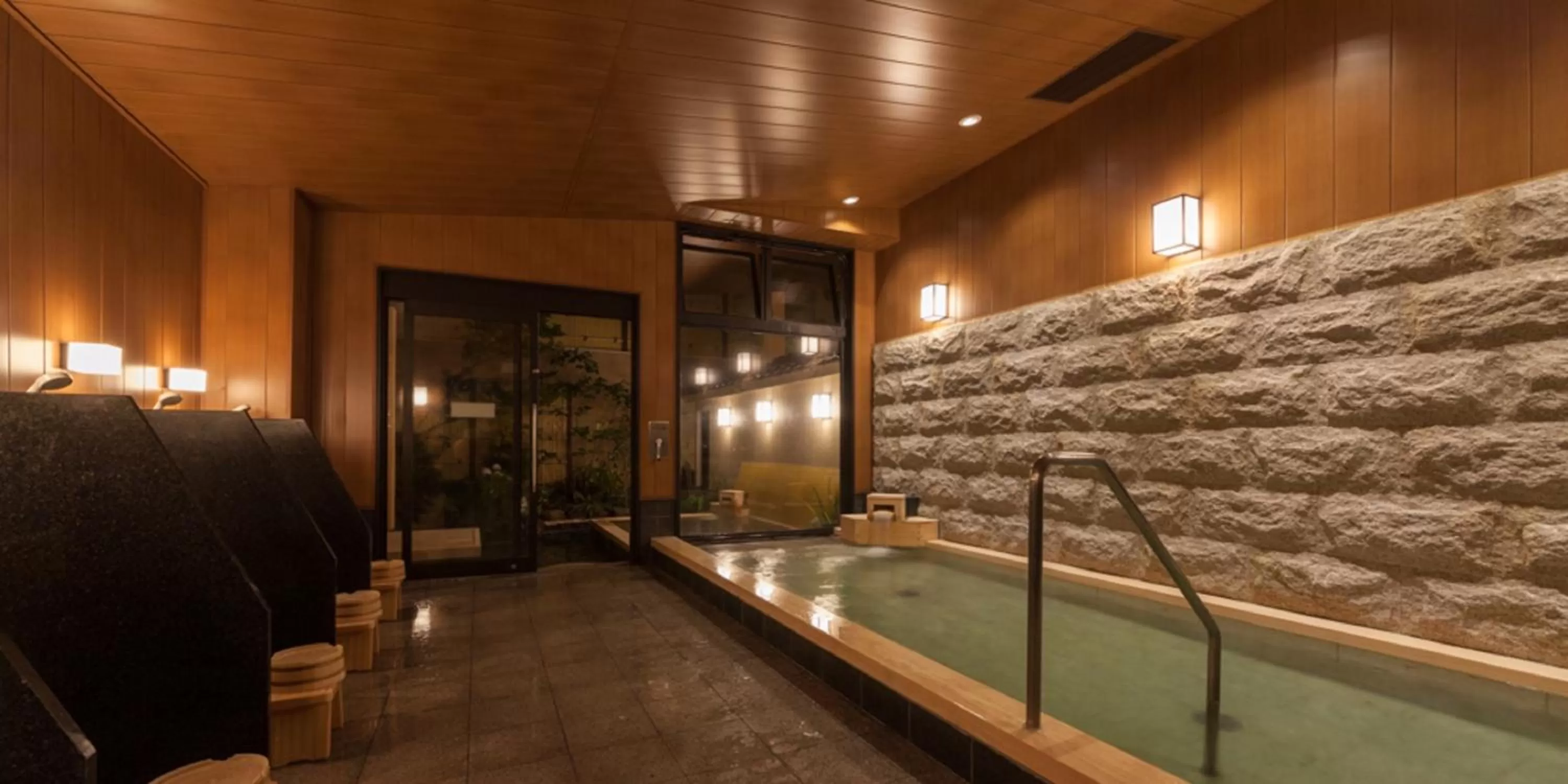 Hot Spring Bath in Nishitetsu Resort Inn Beppu