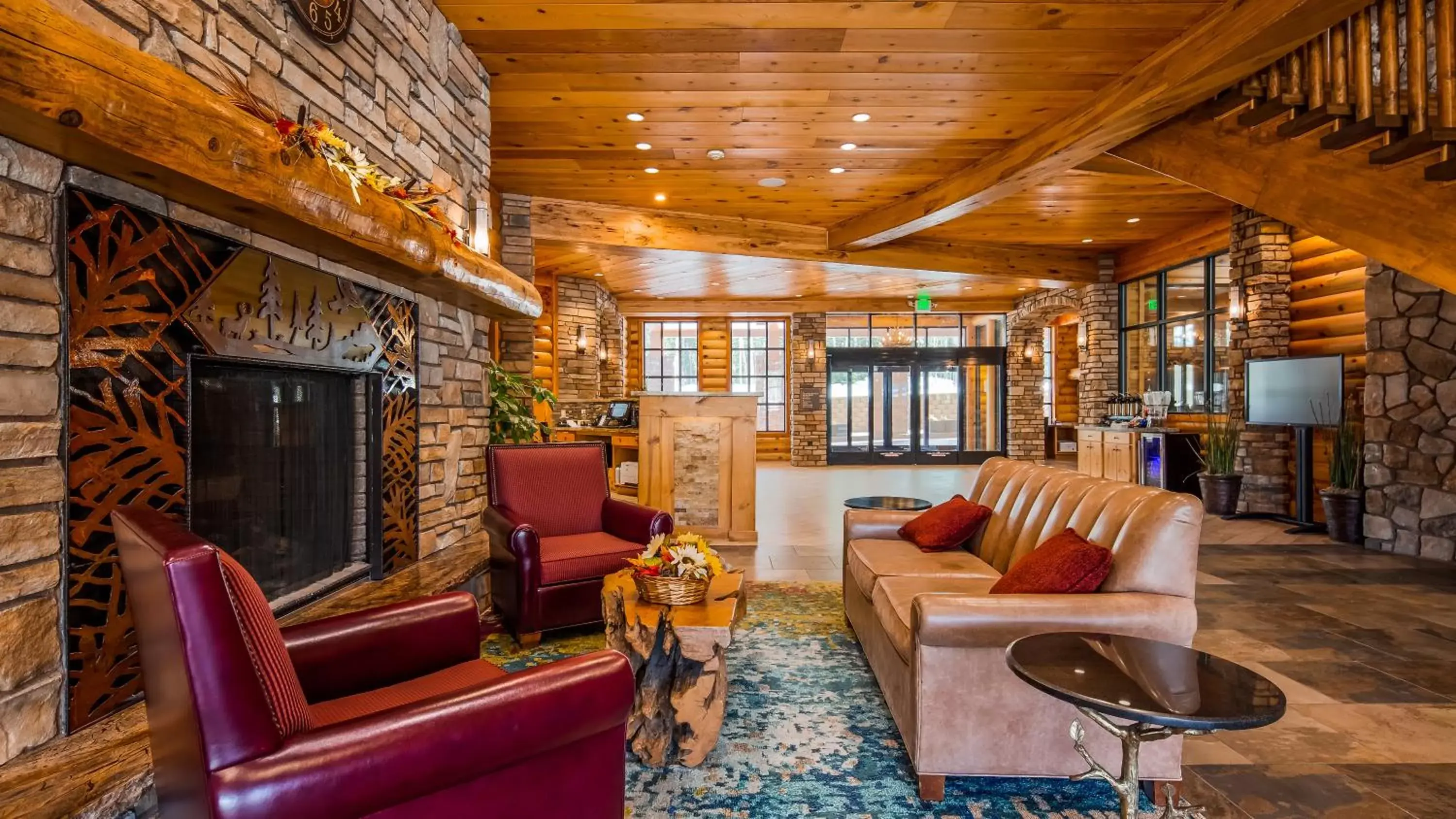 Lobby or reception, Lounge/Bar in Brian Head Lodge