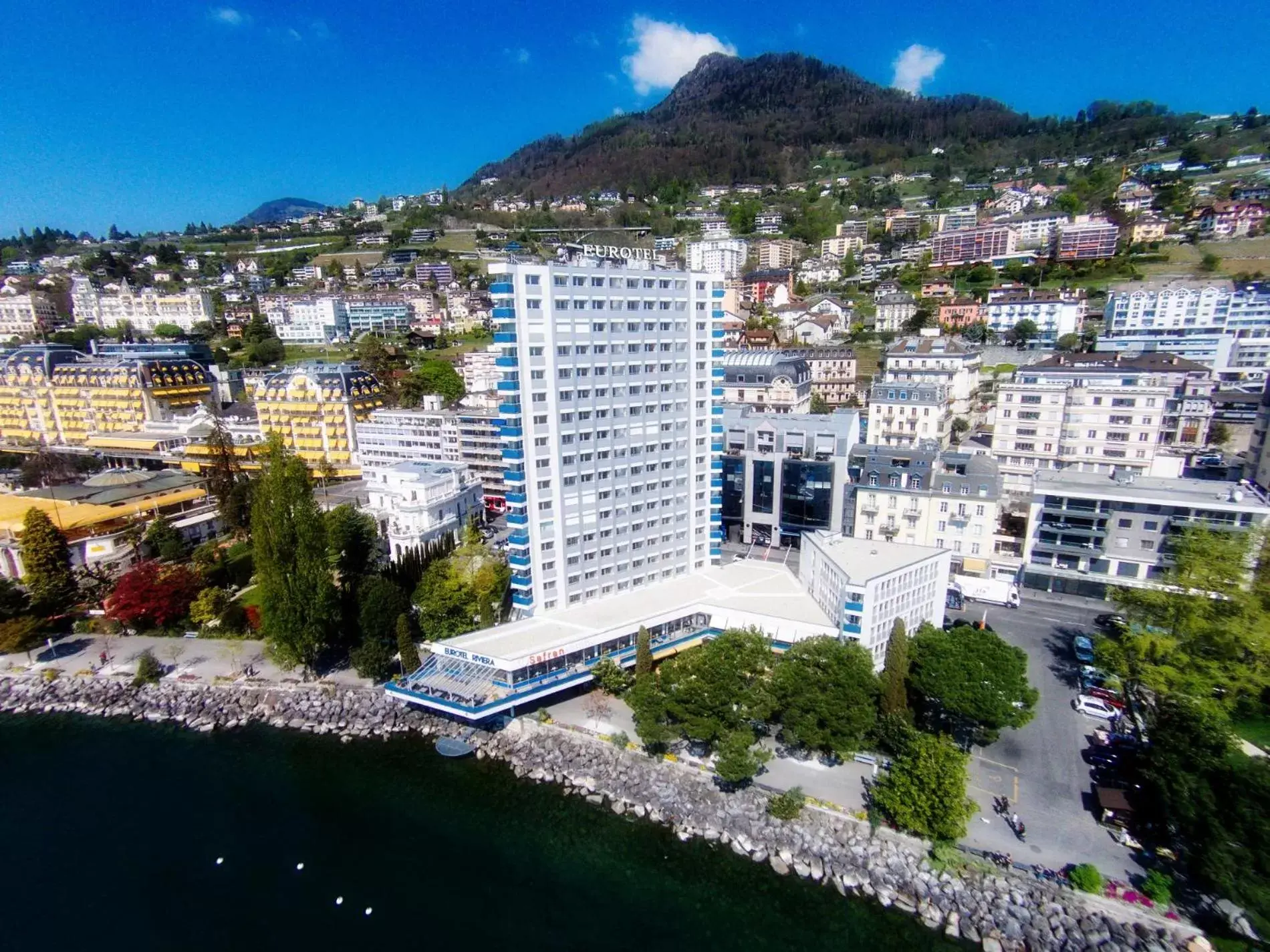 Property building, Bird's-eye View in Eurotel Montreux