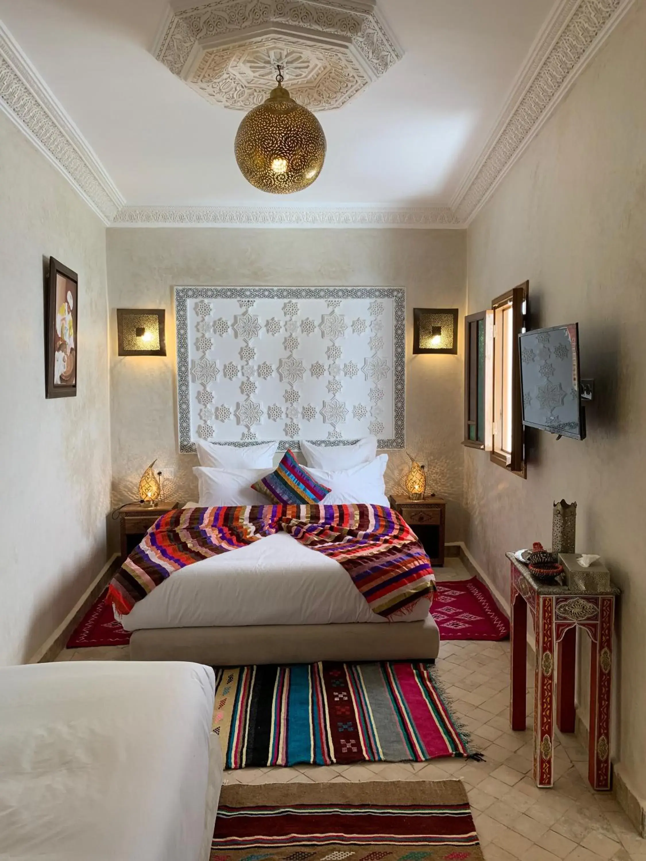 Bed in Riad Abaka hotel & boutique