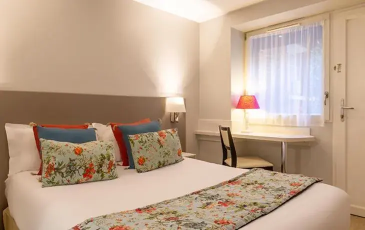 Bedroom, Bed in Hotel de la Plage