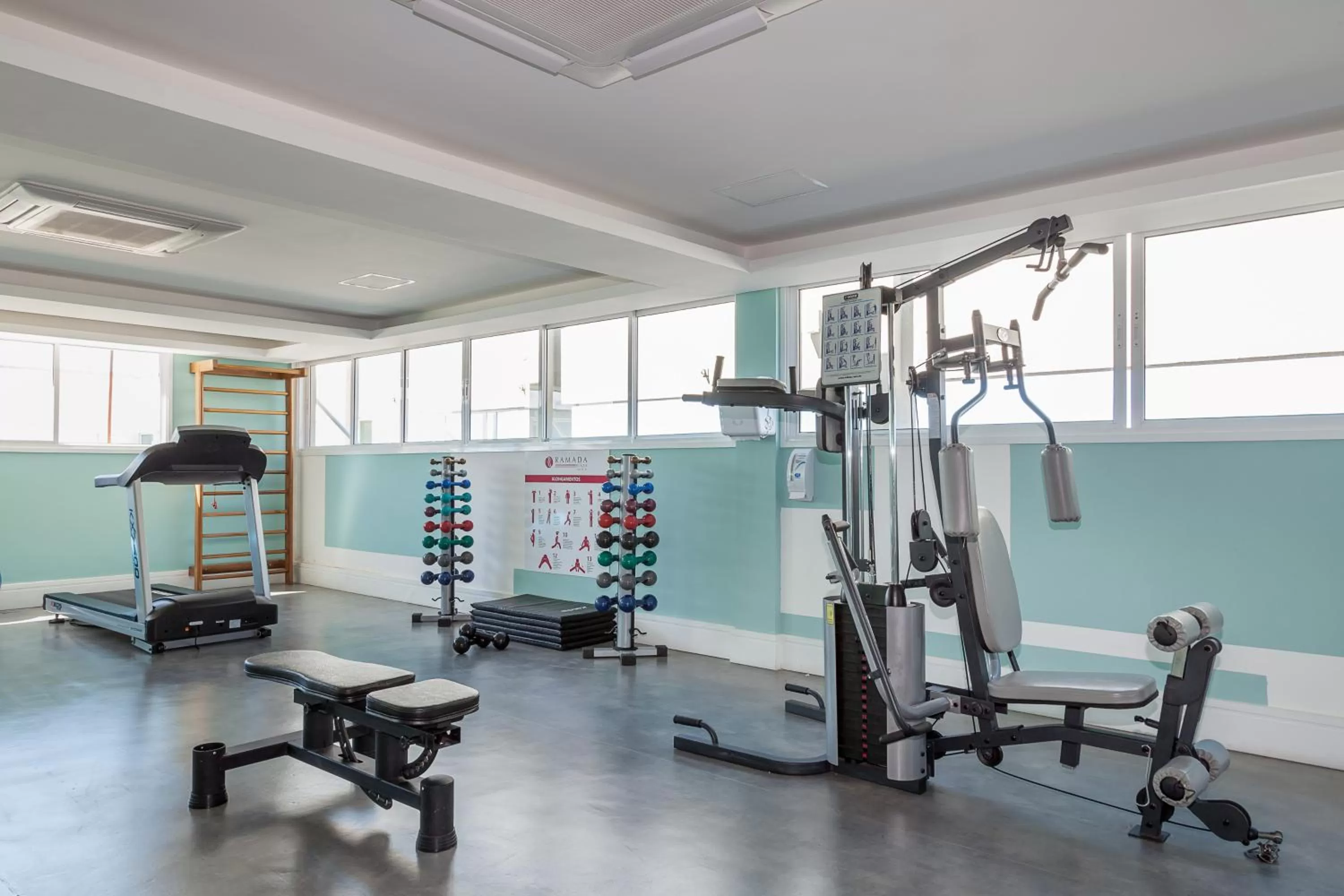 Fitness centre/facilities in Ramada by Wyndham Macae Hotel & Suites