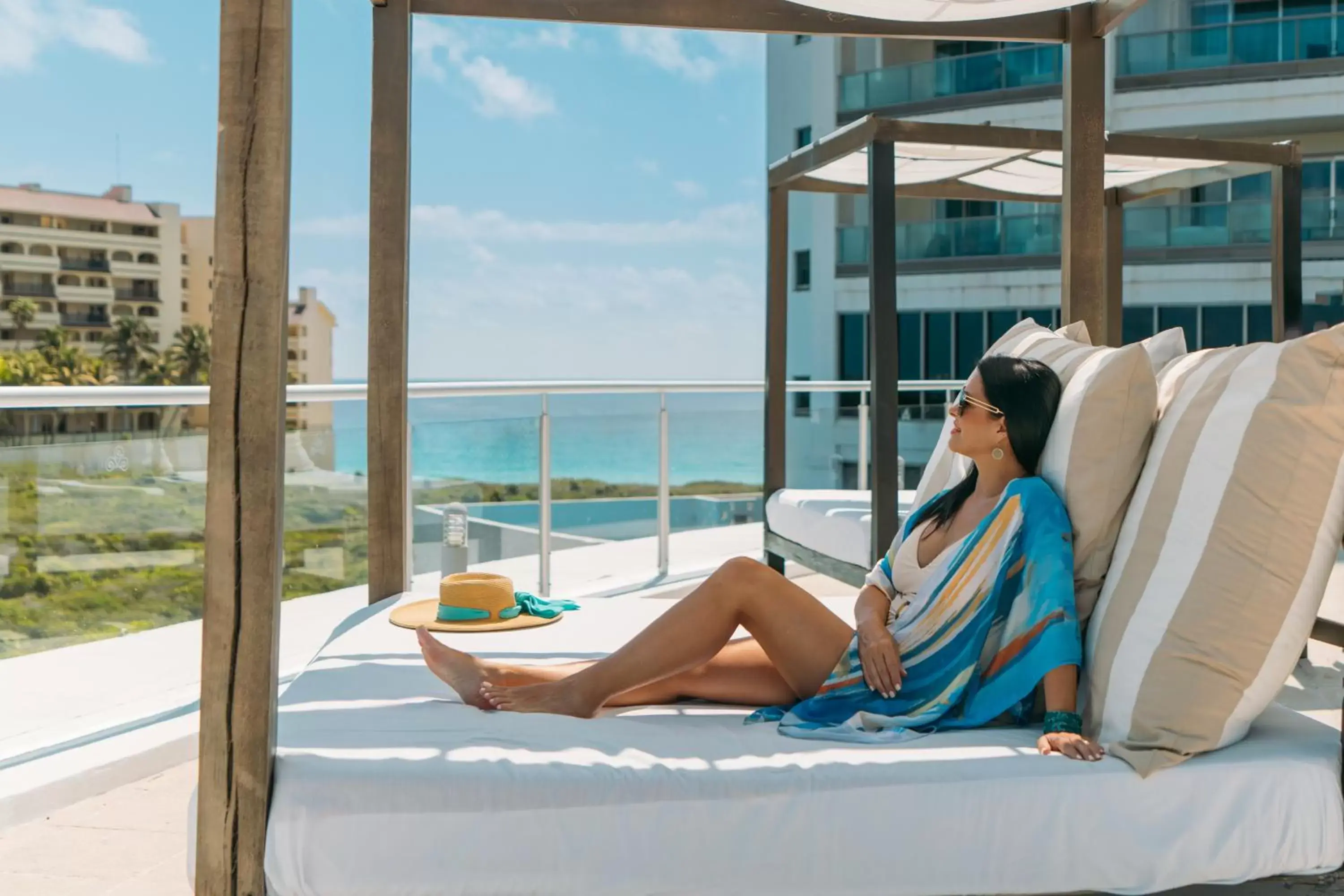 sunbed in Seadust Cancun Family Resort - All Inclusive